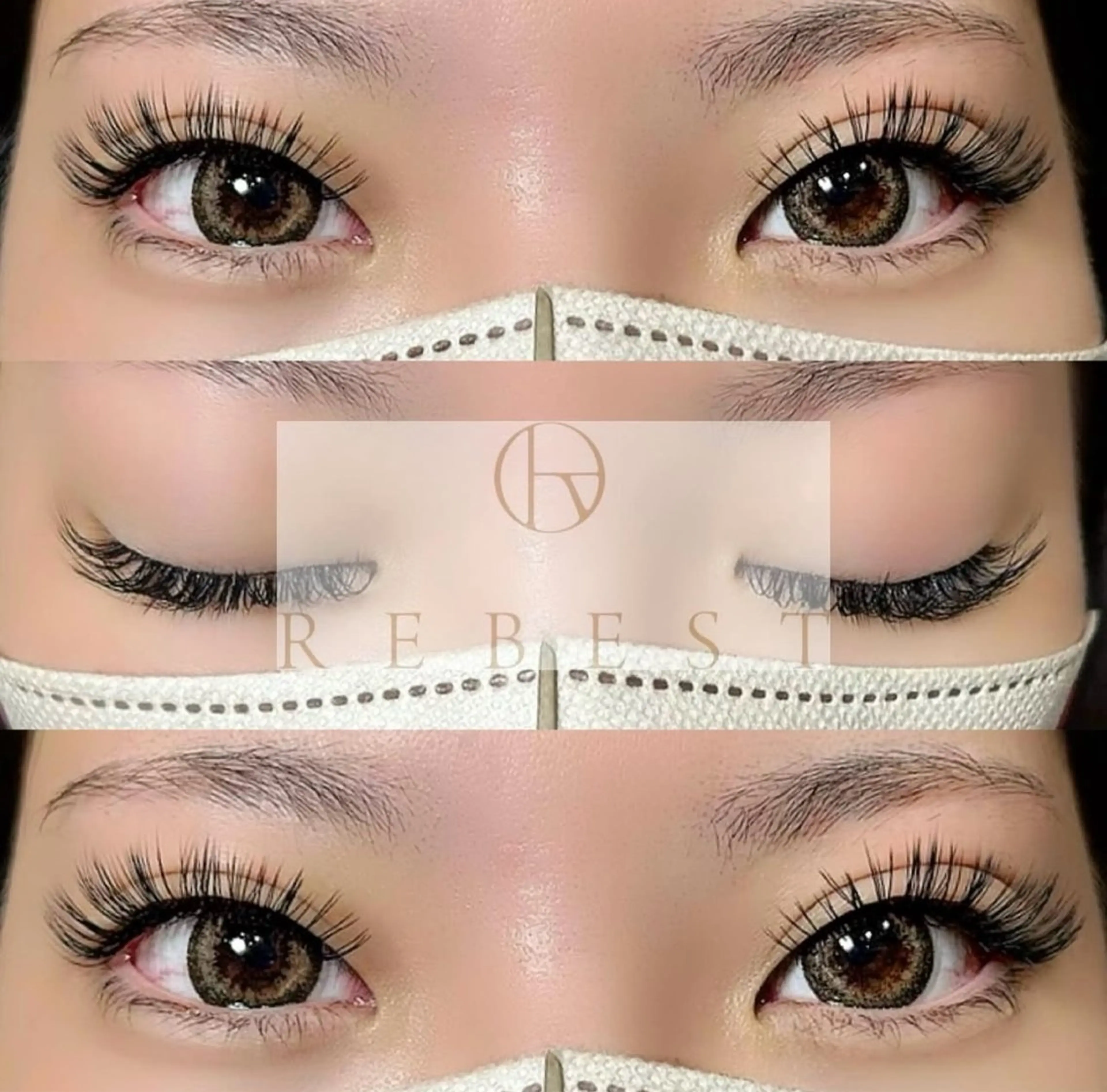 マツエク・マツパ Lカール yuuka REBEST心斎橋のマツエク・マツパデザイン