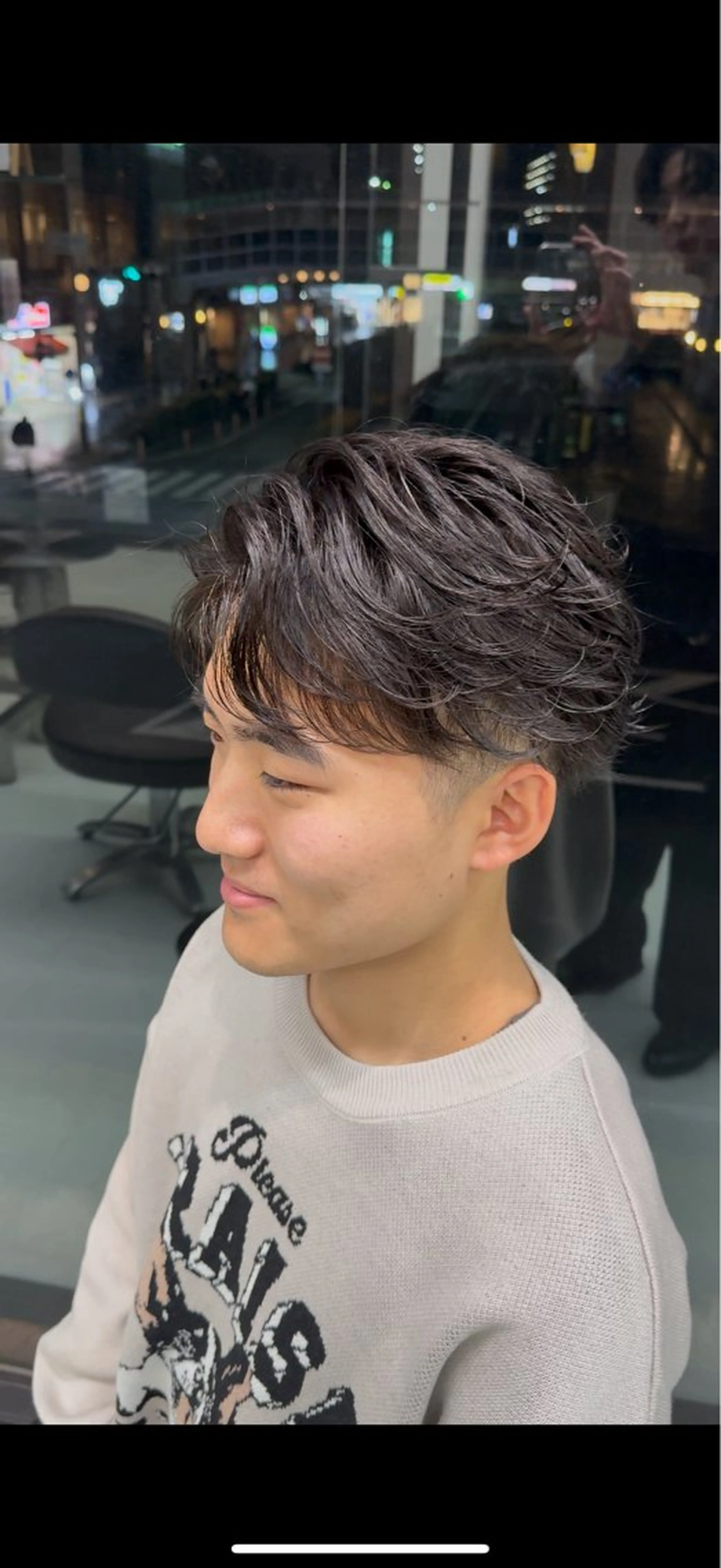 【毛流れ🌪️ニュアンス✨メンズ限定🧞‍♂️】カット＋フェザーorニュアンス、毛流れパーマ🌀（クリームパーマ）の写真