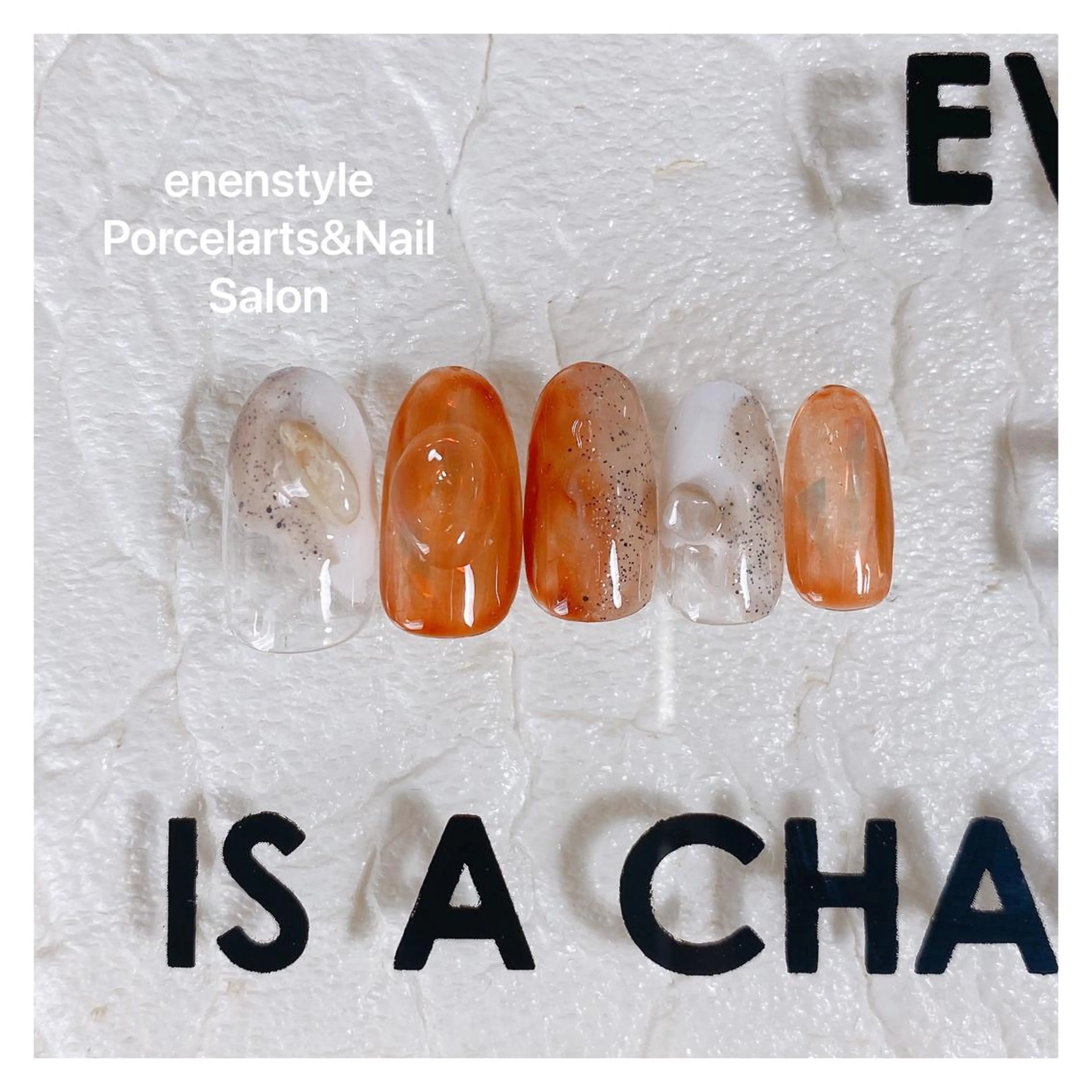 ミディアム ネイル ハンドネイル 👑enen style👑のネイルデザイン