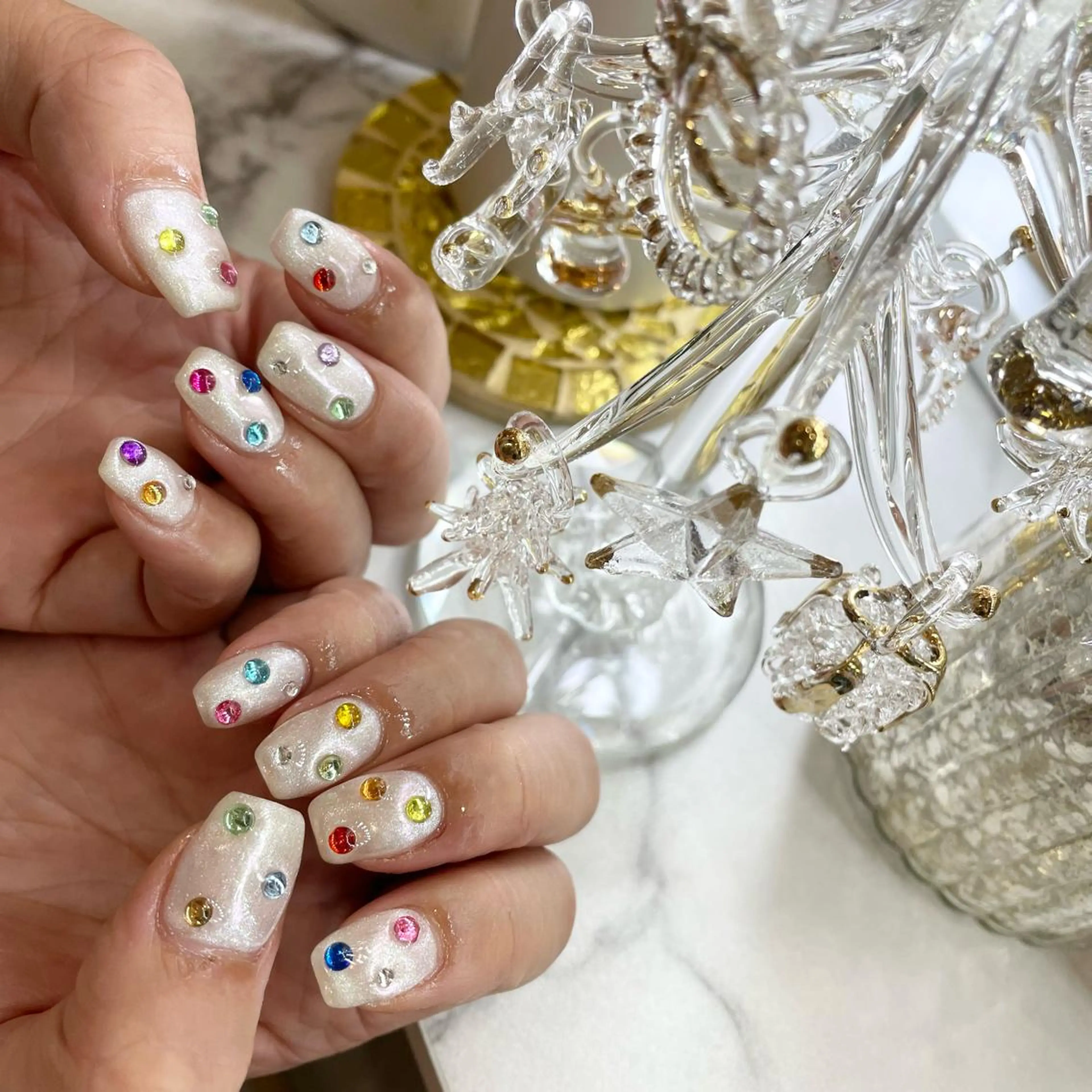ネイル 冬ネイル クリスマス Nail Salon Gummi.のネイルデザイン