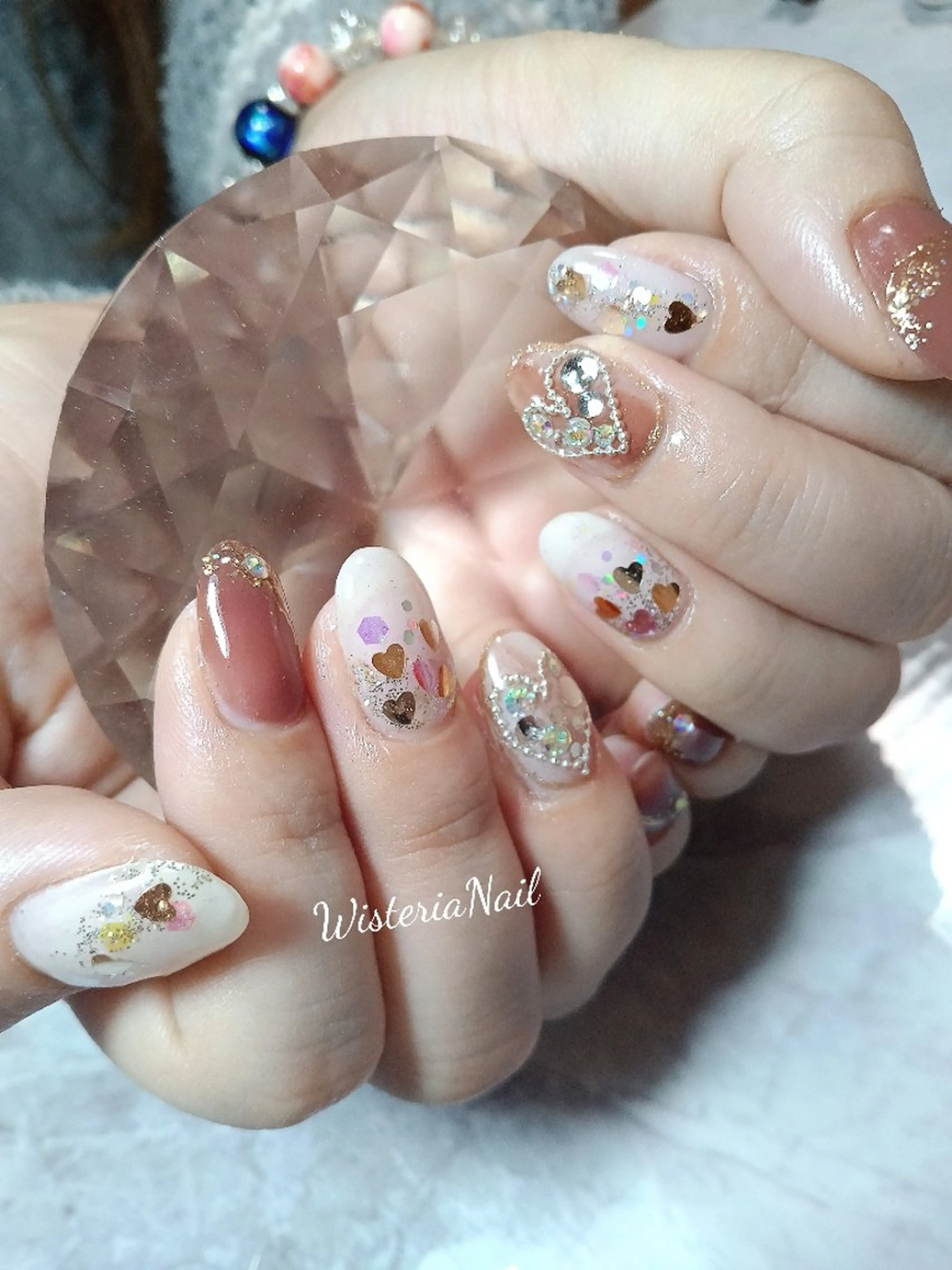 ネイル 持ち込み Wisteria Nail_Yukieのネイルデザイン
