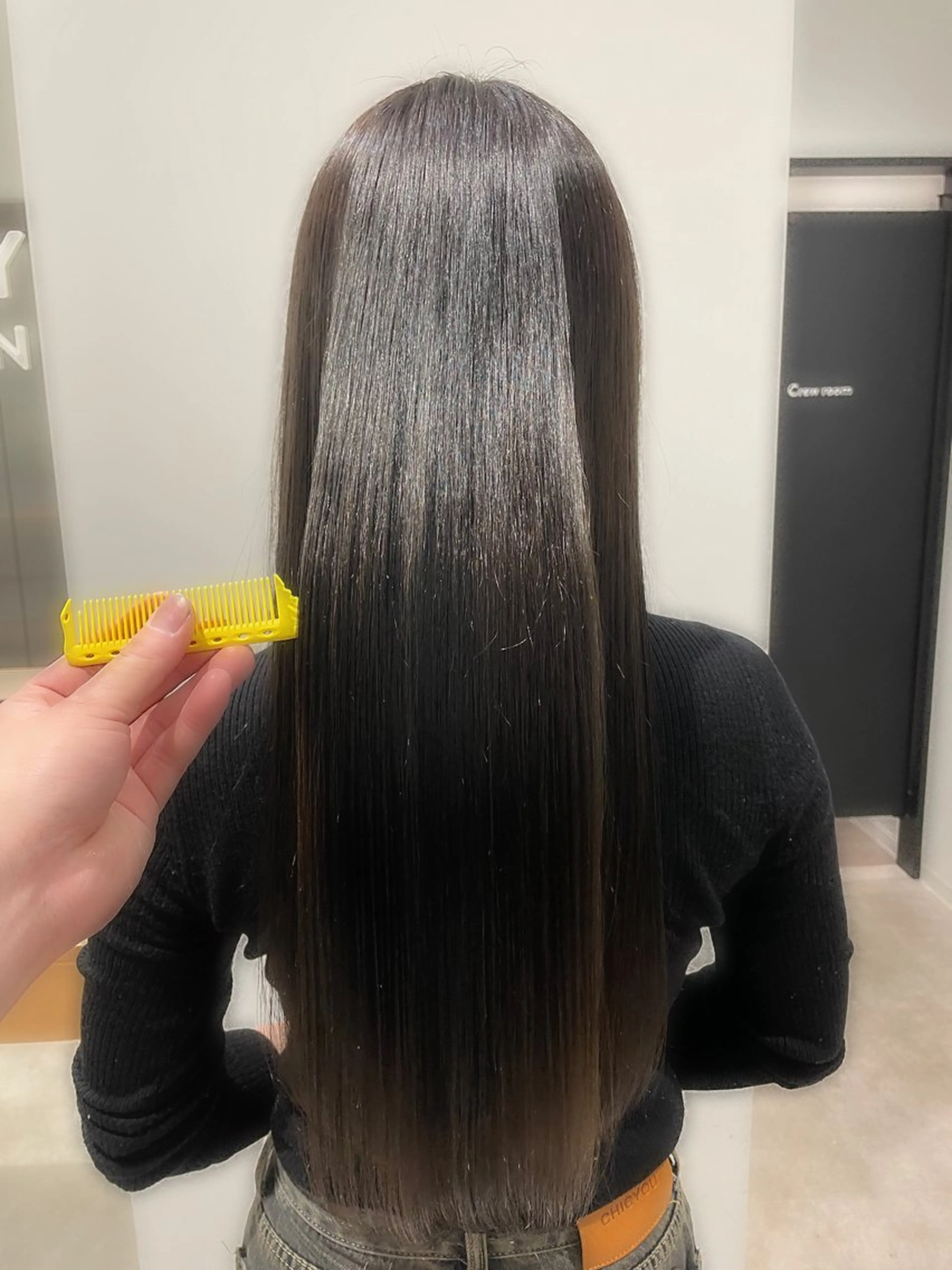 ロング ボブ ハイライト 髪質改善 縮毛矯正 トリートメント rosee【ロゼ】所属・🌟髪質改善 平本雄大🌟のヘアスタイル