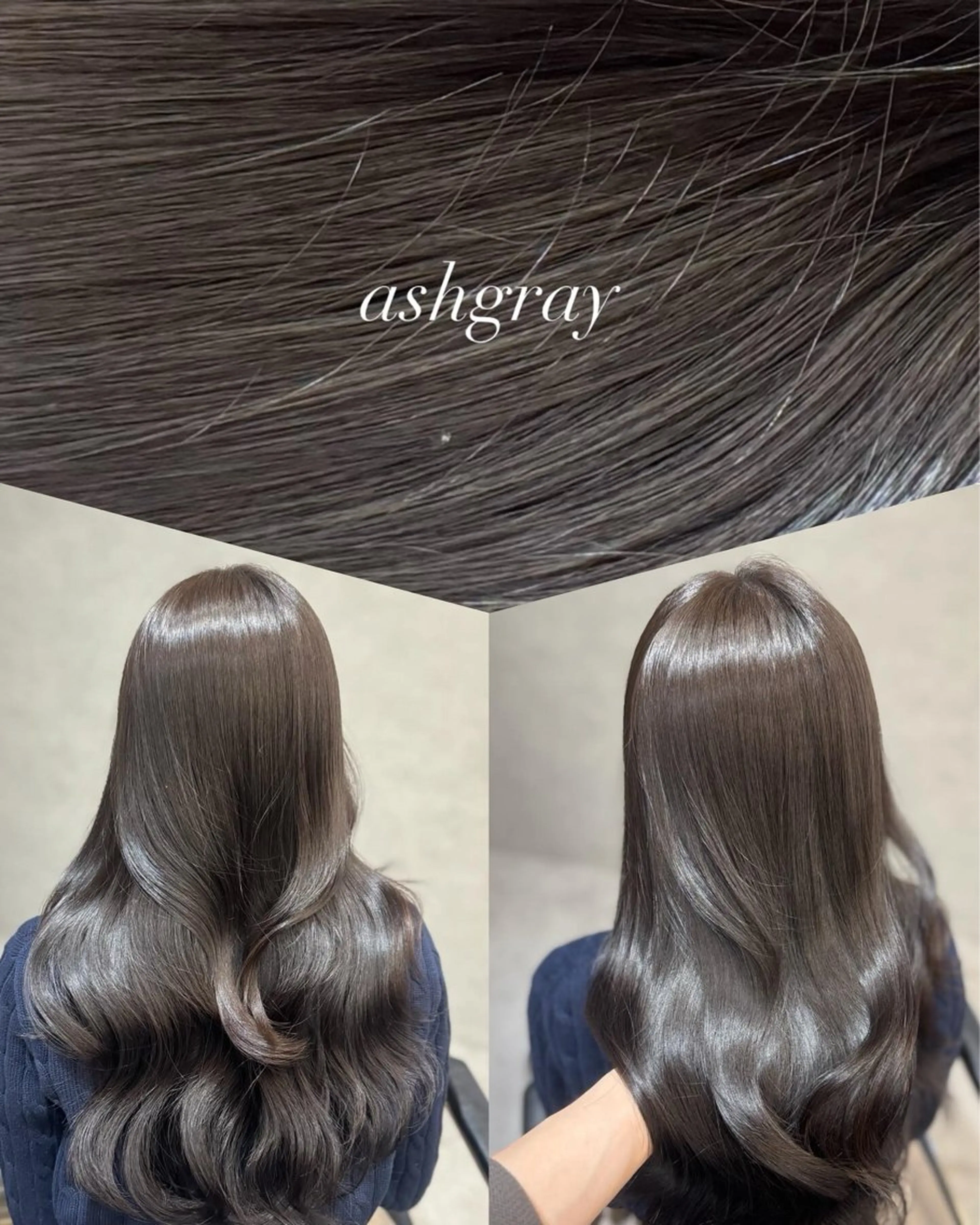 ロング カラー 宮本 優のヘアスタイル