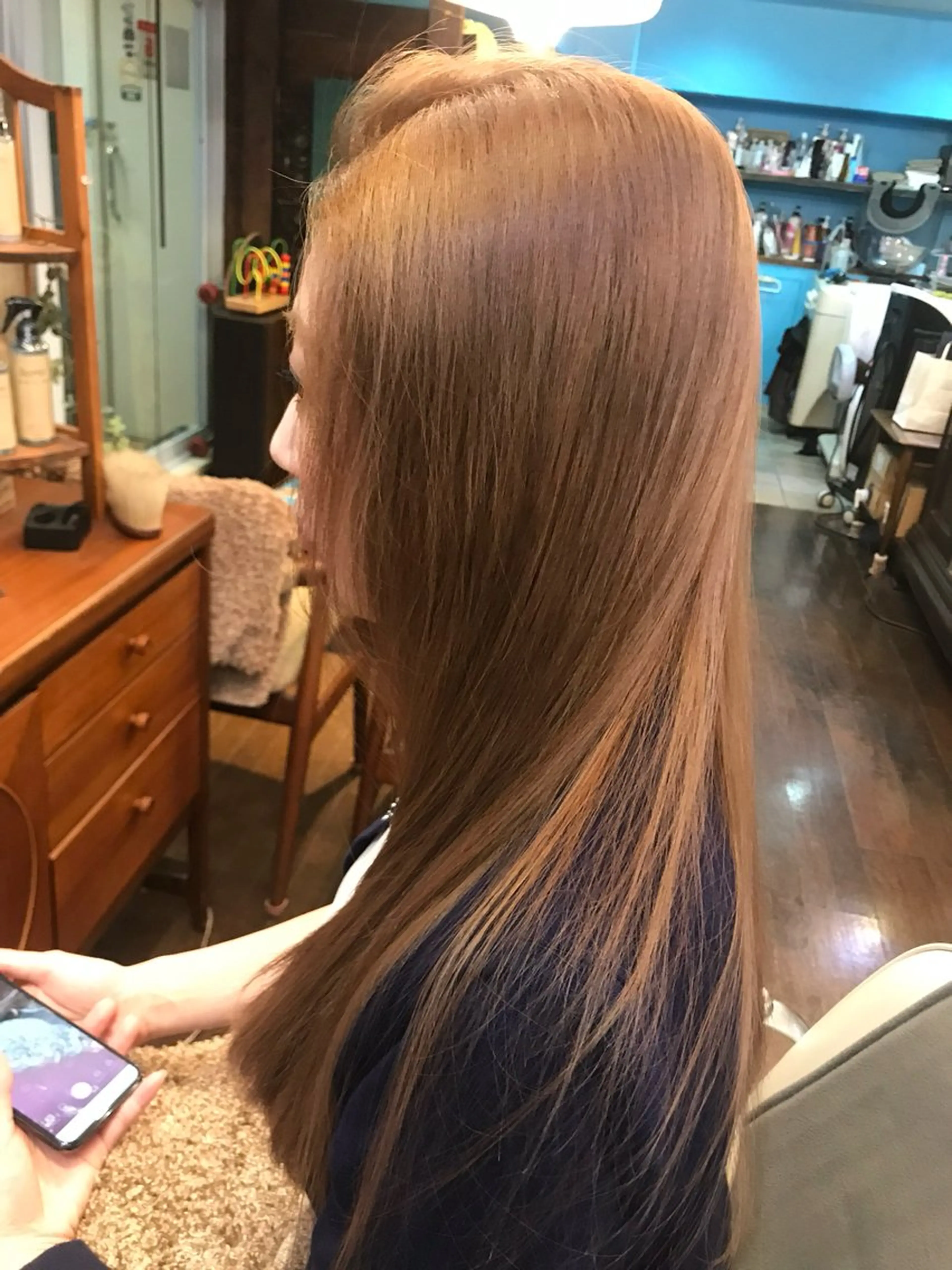 ロング カラー ブルーヘブン TAKESHIのヘアスタイル