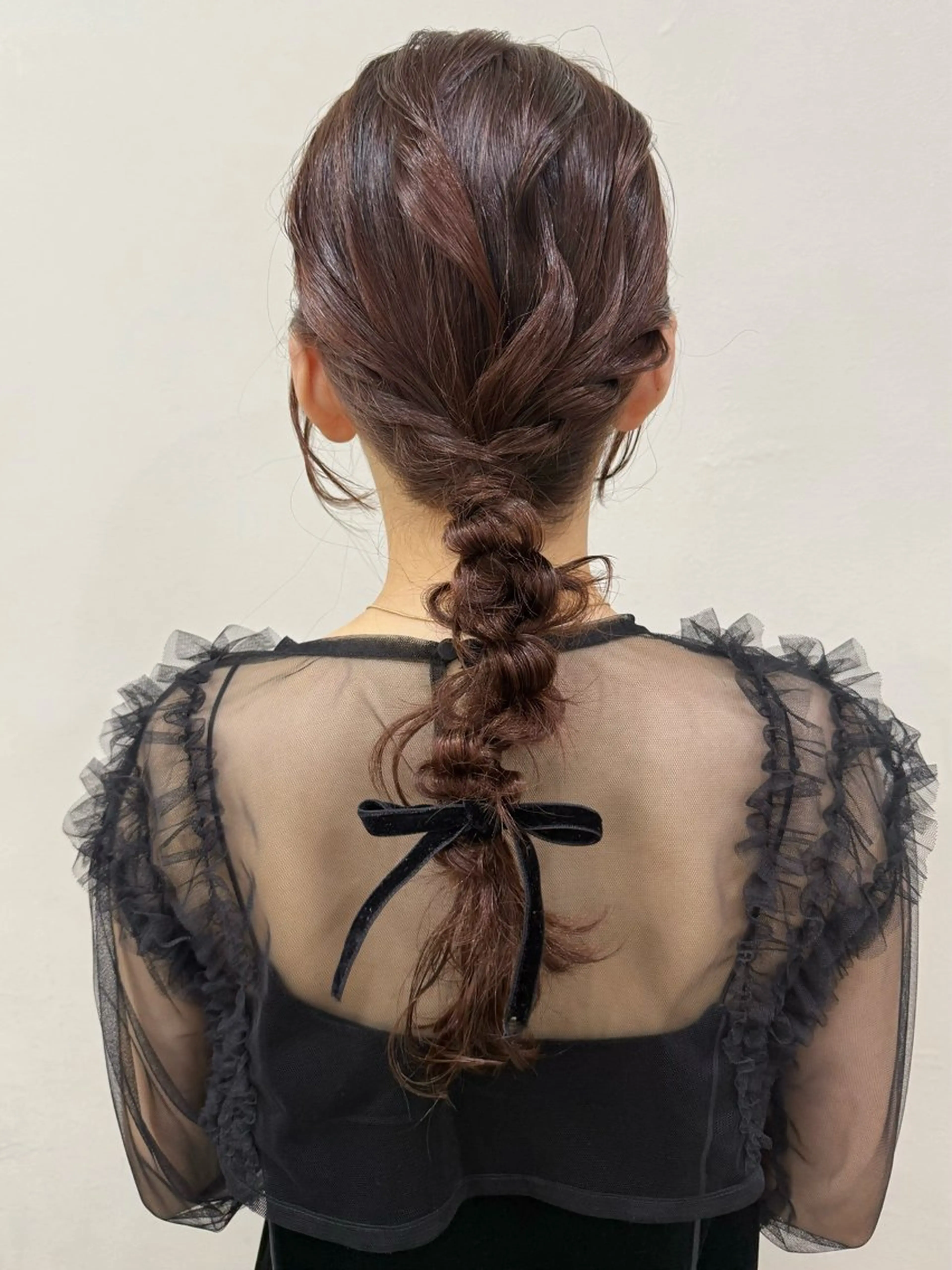 ロング ヘアアレンジ ヘアセット 韓国風パーマ/ヘア セット/店長みづきのヘアスタイル