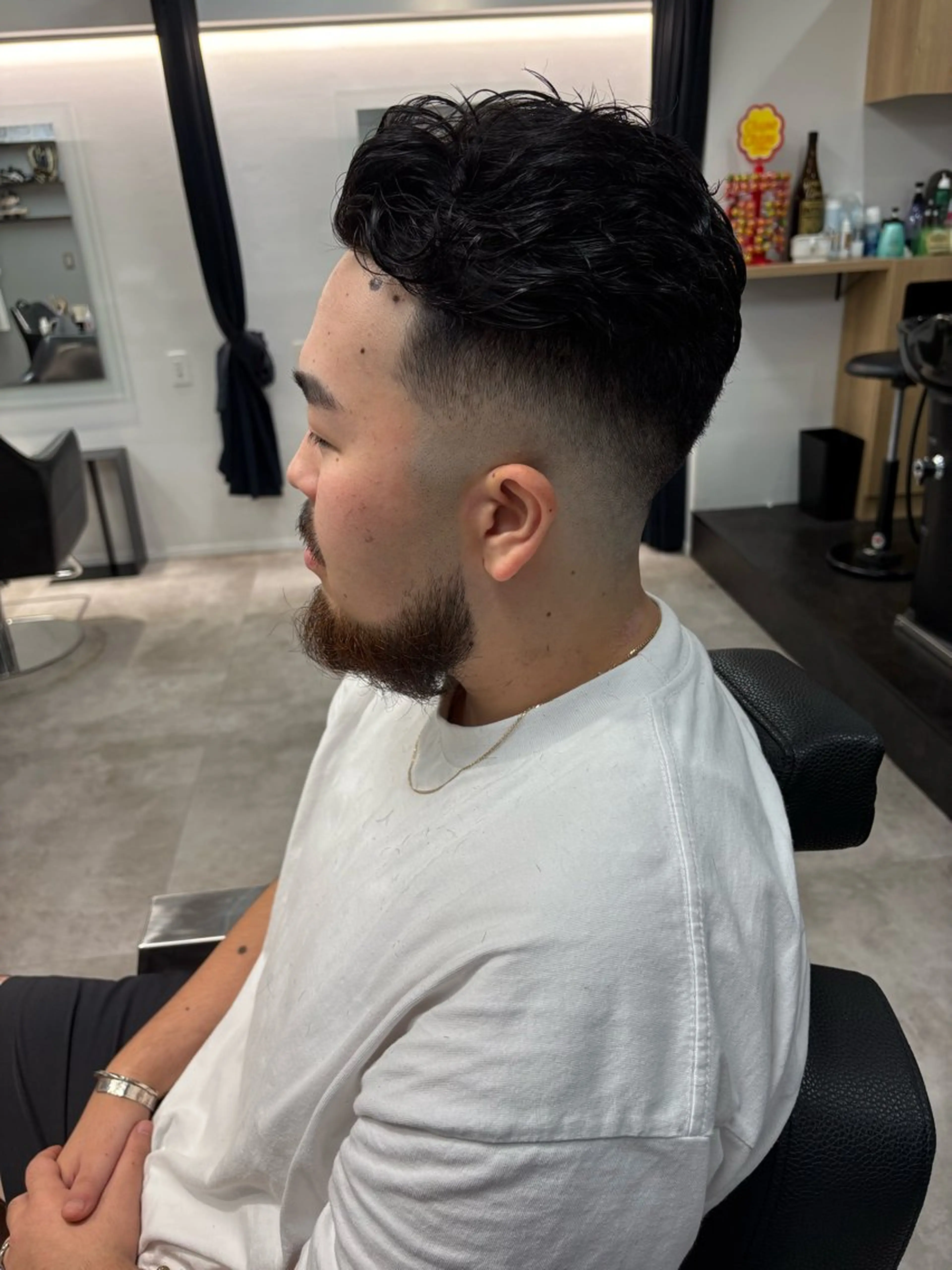 ショート パーマ メンズ カット パーマ INTRO SHIBUYA by Fi-Ne所属・💈メンズフェード 特化DAIYA💈のヘアスタイル