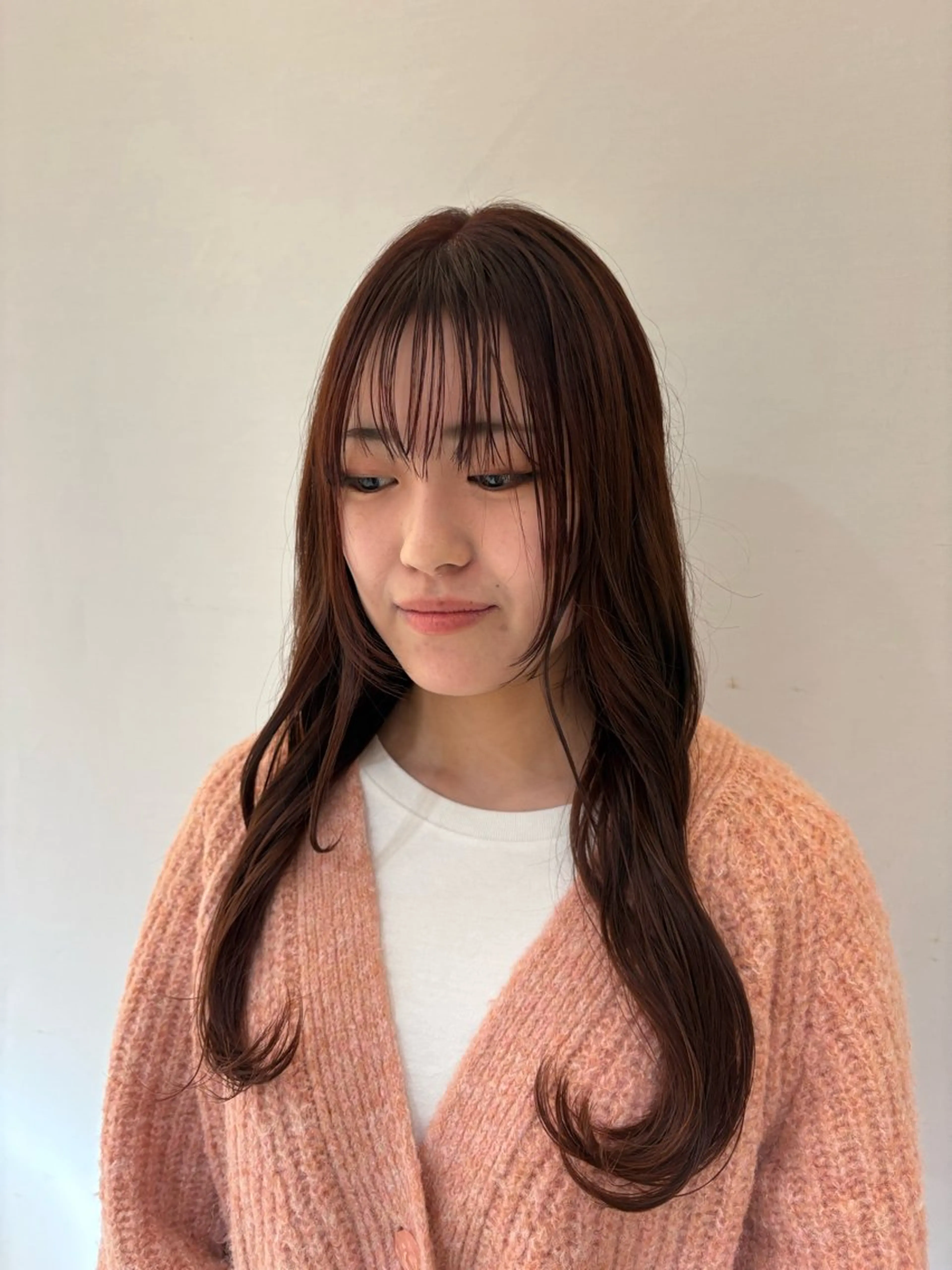 ロング カラー タケダ ホノカのヘアスタイル