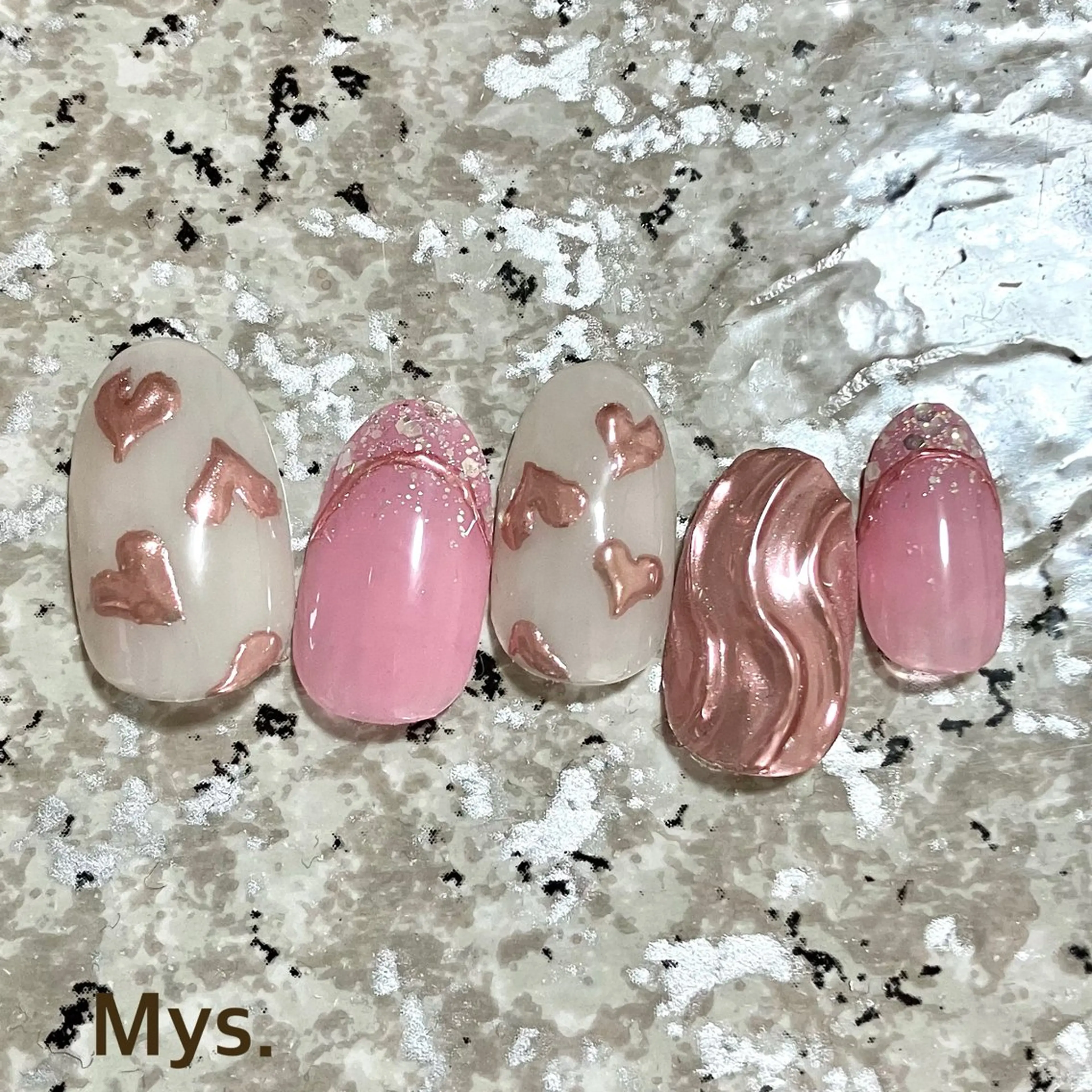 ネイル ハンドネイル Mys. 三上紗紀のネイルデザイン