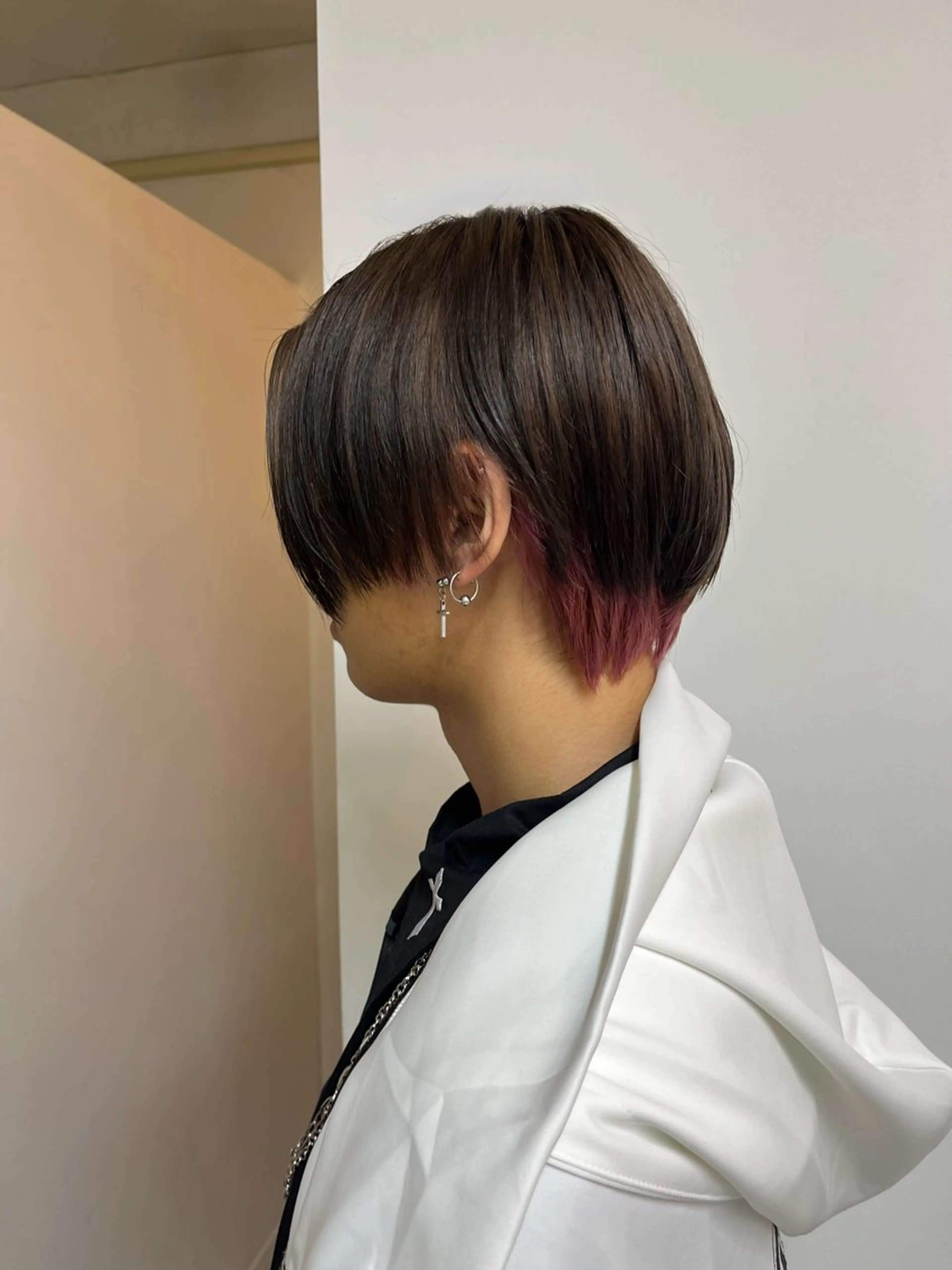 カラー メンズ ブラウンカラー デザインカラー ピンクカラー ヘアカラー person♡kii マオのヘアスタイル