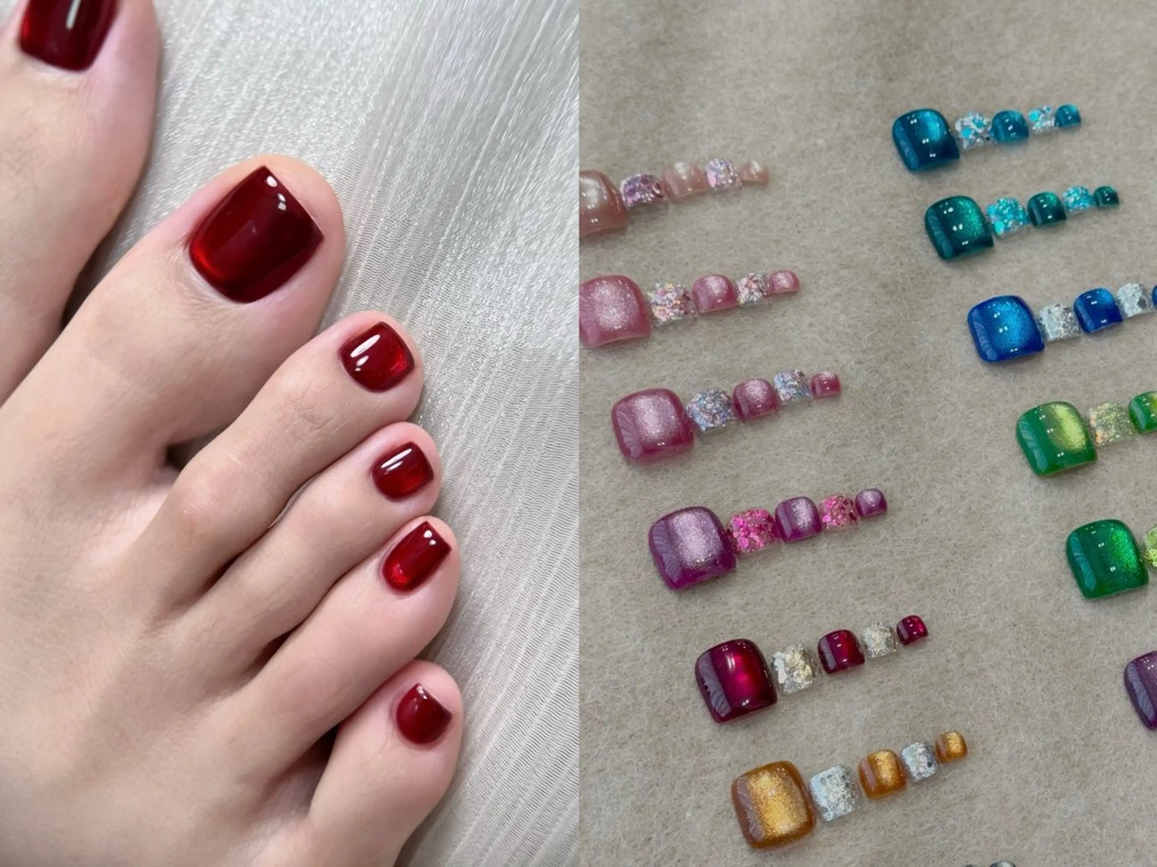 ネイル フットネイル フットネイル Azel nail 伊野麗のネイルデザイン