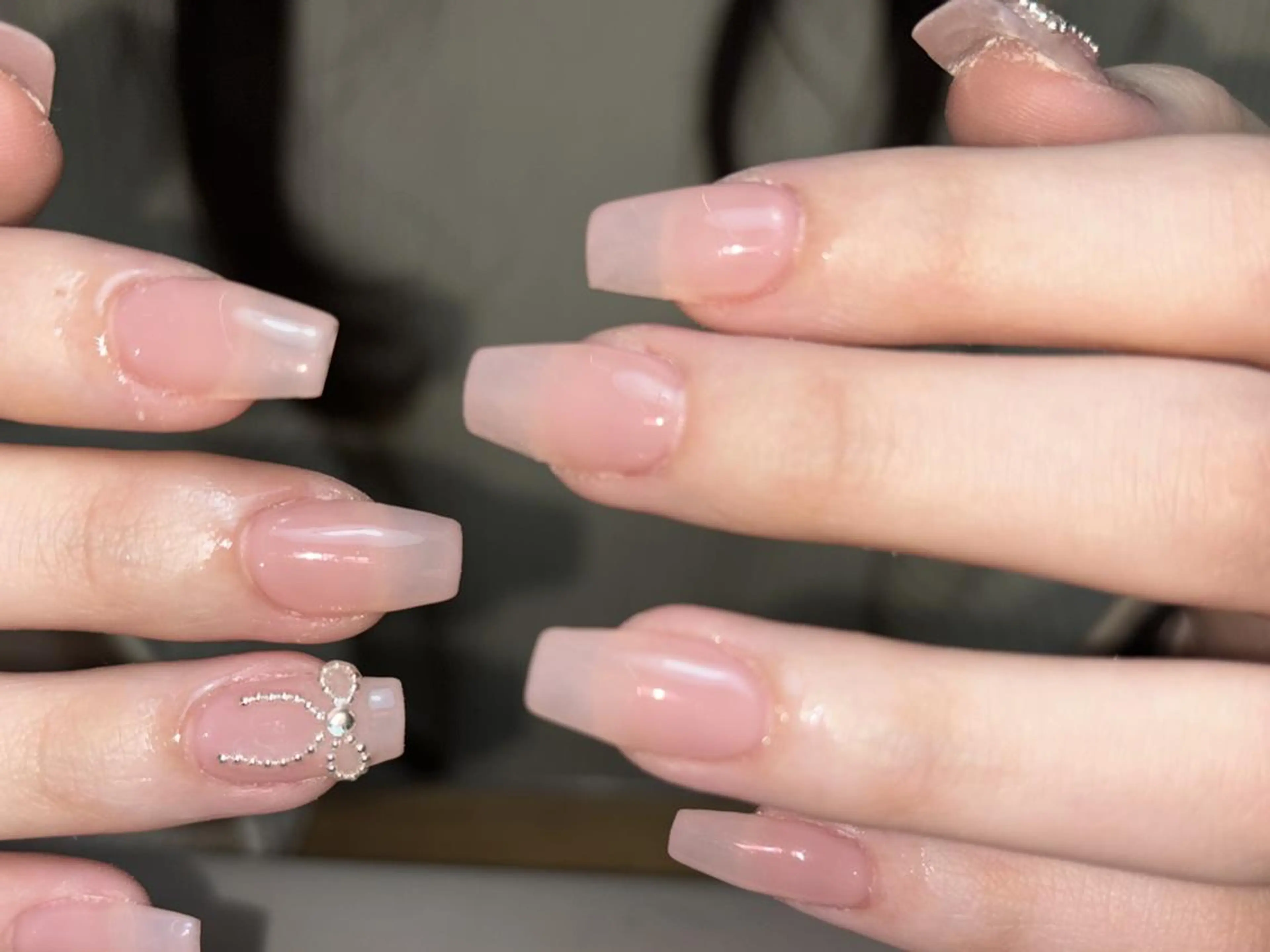 ネイル ハンドネイル na🎀🎀na ちゅるちゅるのネイルデザイン