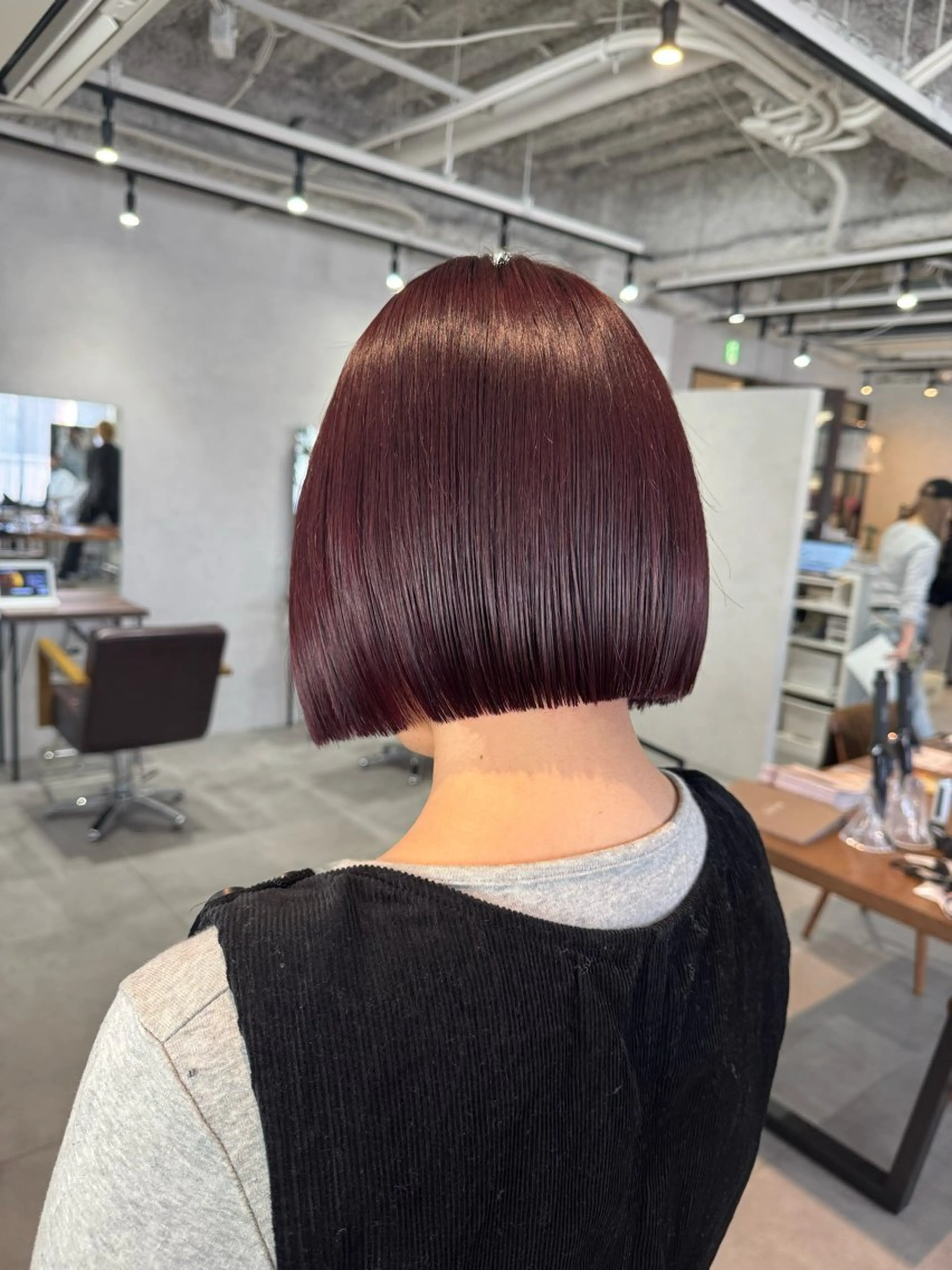 ミディアム カット ヘアカラー 🌈ボブ/ショート/ 梅田美容室🌈もあのヘアスタイル