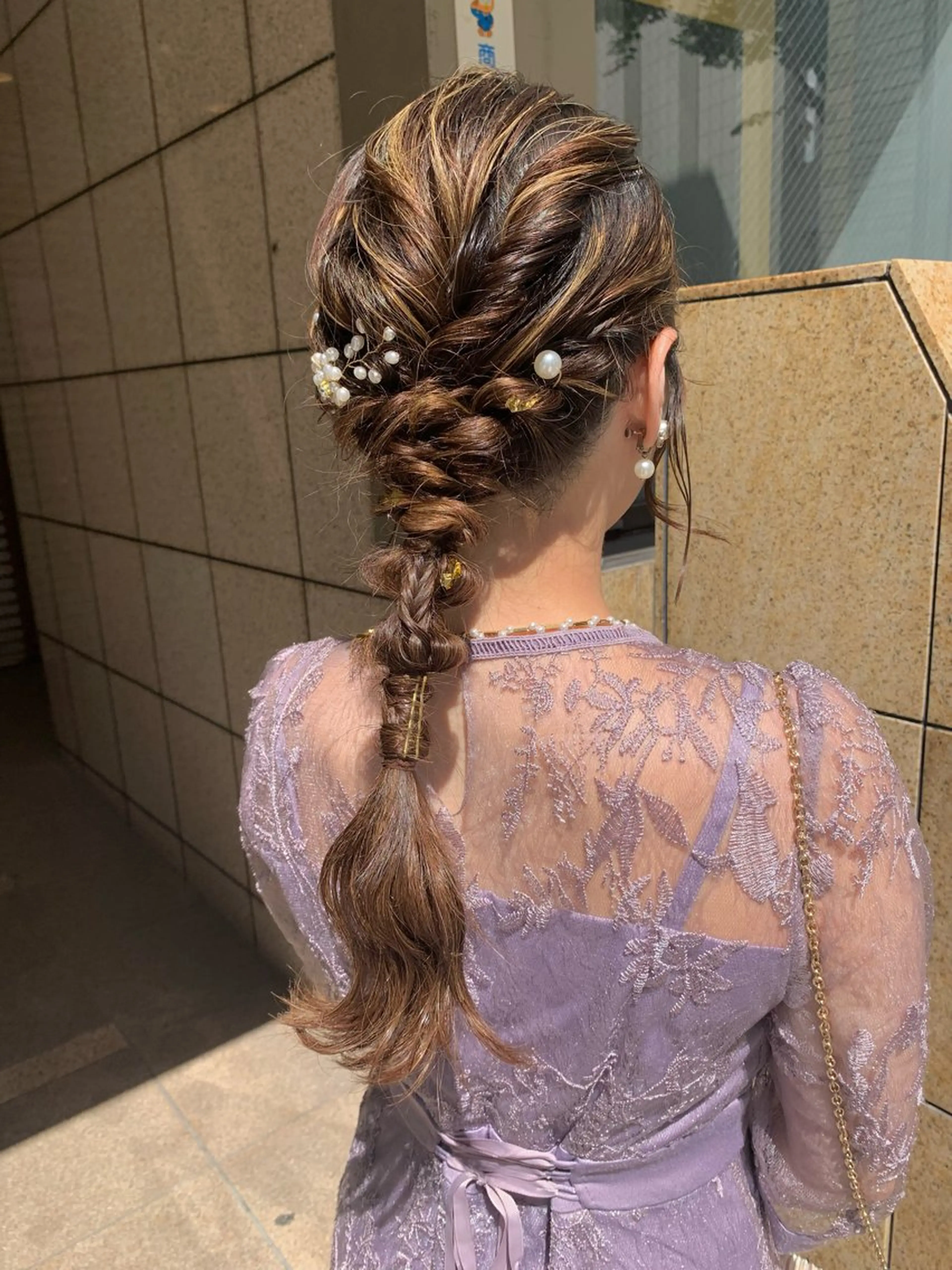 ヘアアレンジ moeka レイヤー /艶カラー/韓国のヘアスタイル