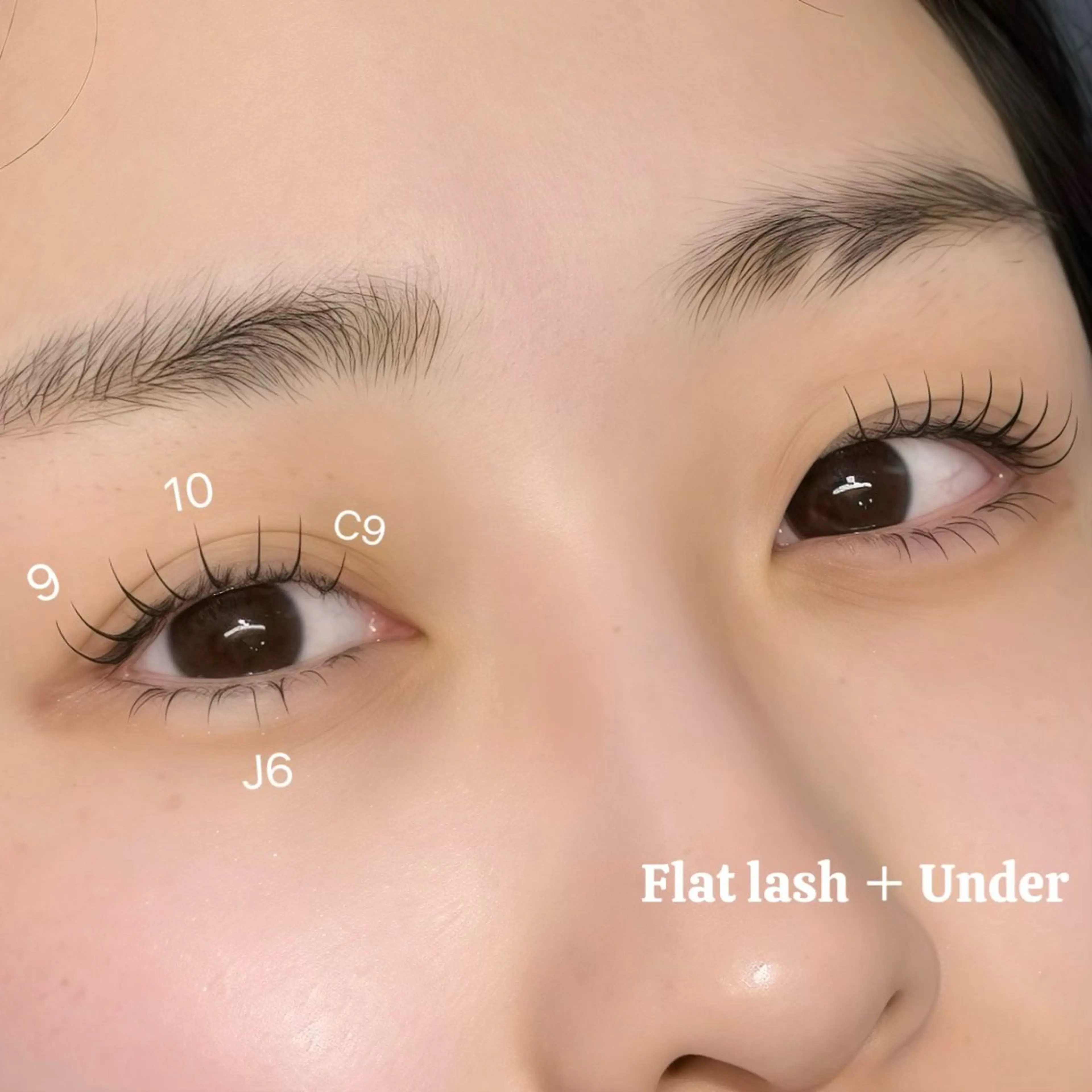 マツエク・マツパ フラットラッシュ マツエク Junna 🧸︎︎⟡のマツエク・マツパデザイン