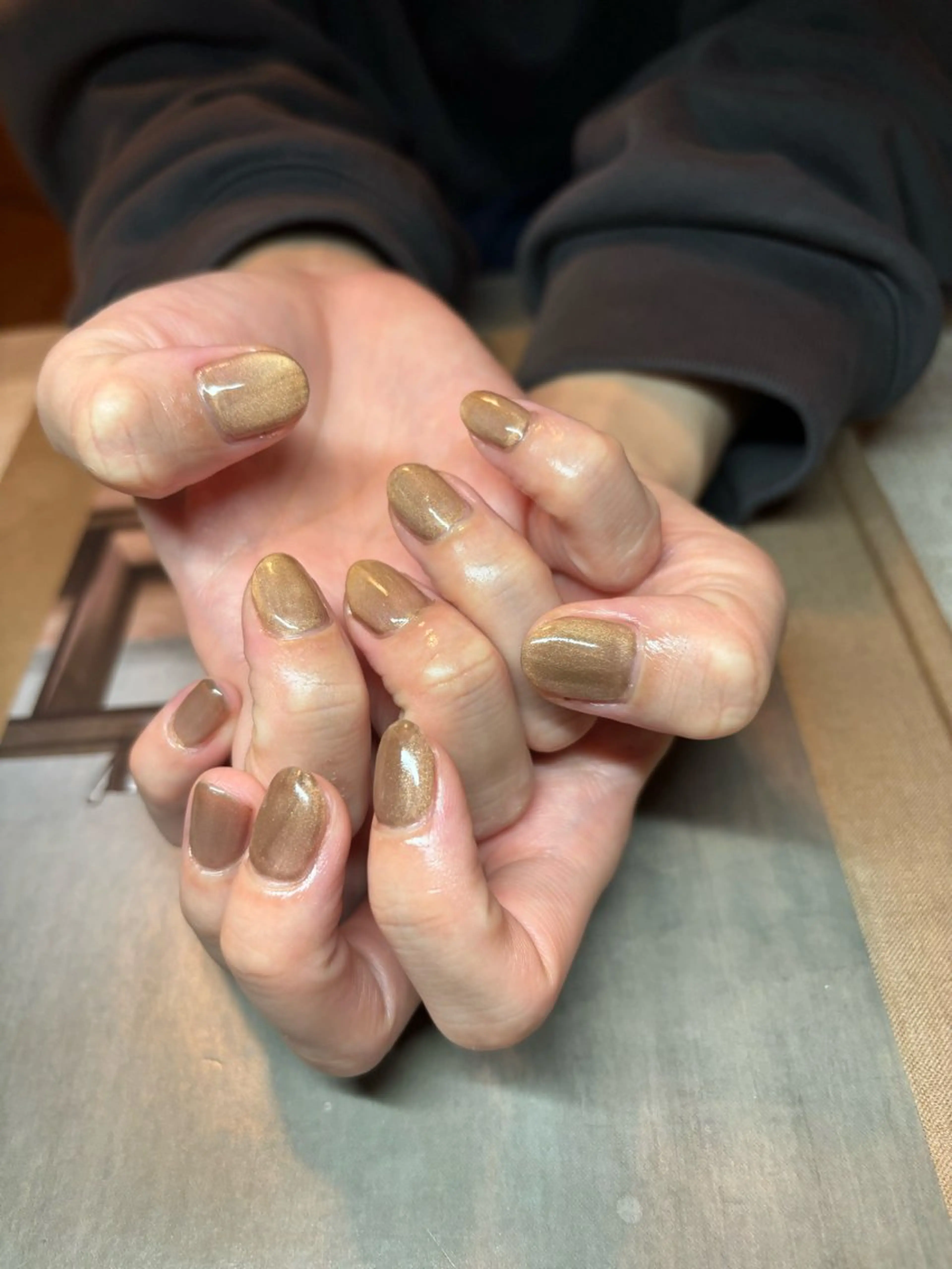 ネイル マグネットネイル ワンカラーネイル nuim nailのネイルデザイン