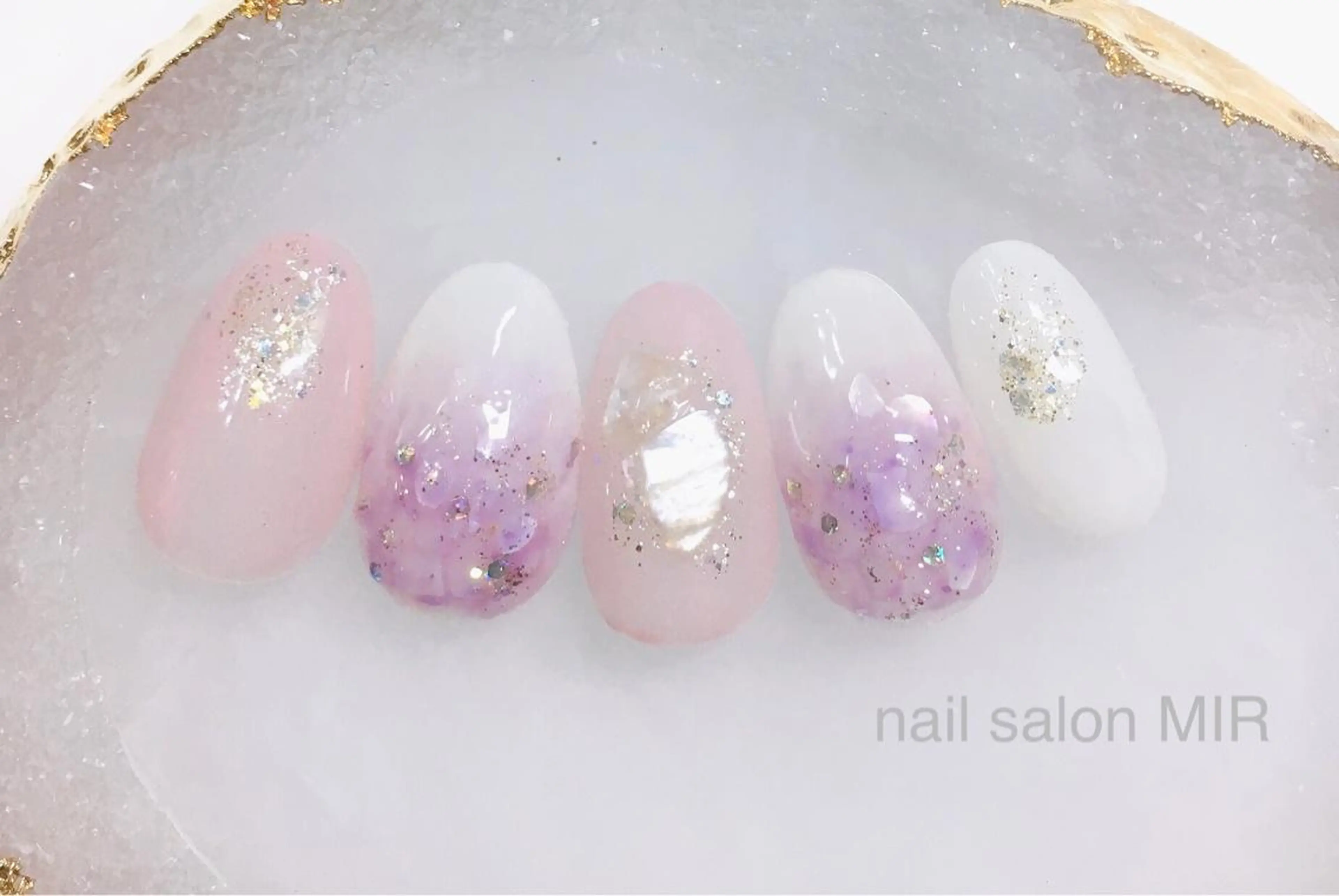 ショート ネイル ハンドネイル nailsalonMIR所属・ネイルサロン ミールのネイルデザイン