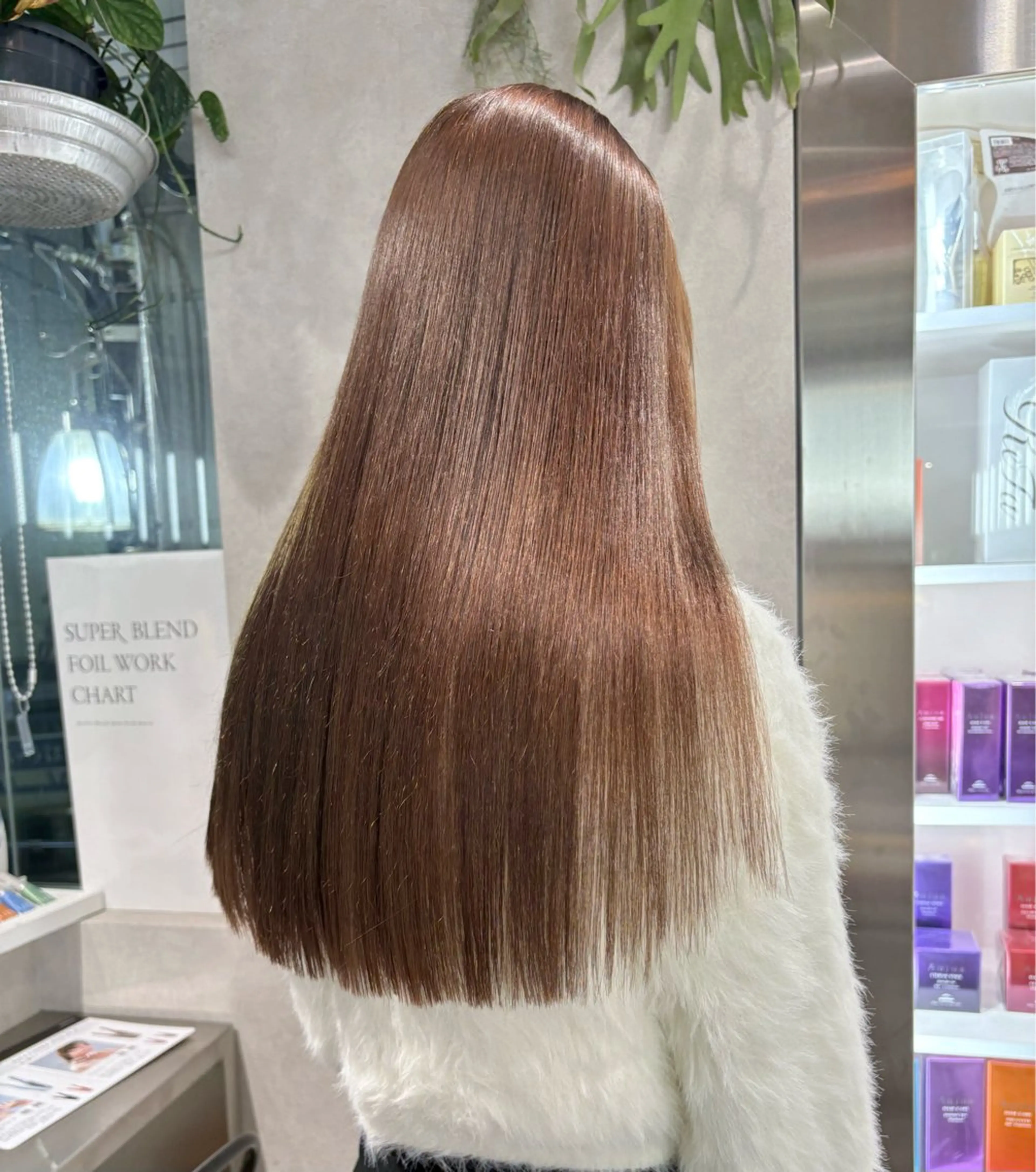 ロング カラー ベージュカラー ブリーチ ケアブリーチ 縮毛矯正 ヘアカラー 艶ハイトーン/ 輝保🤍✨のヘアスタイル