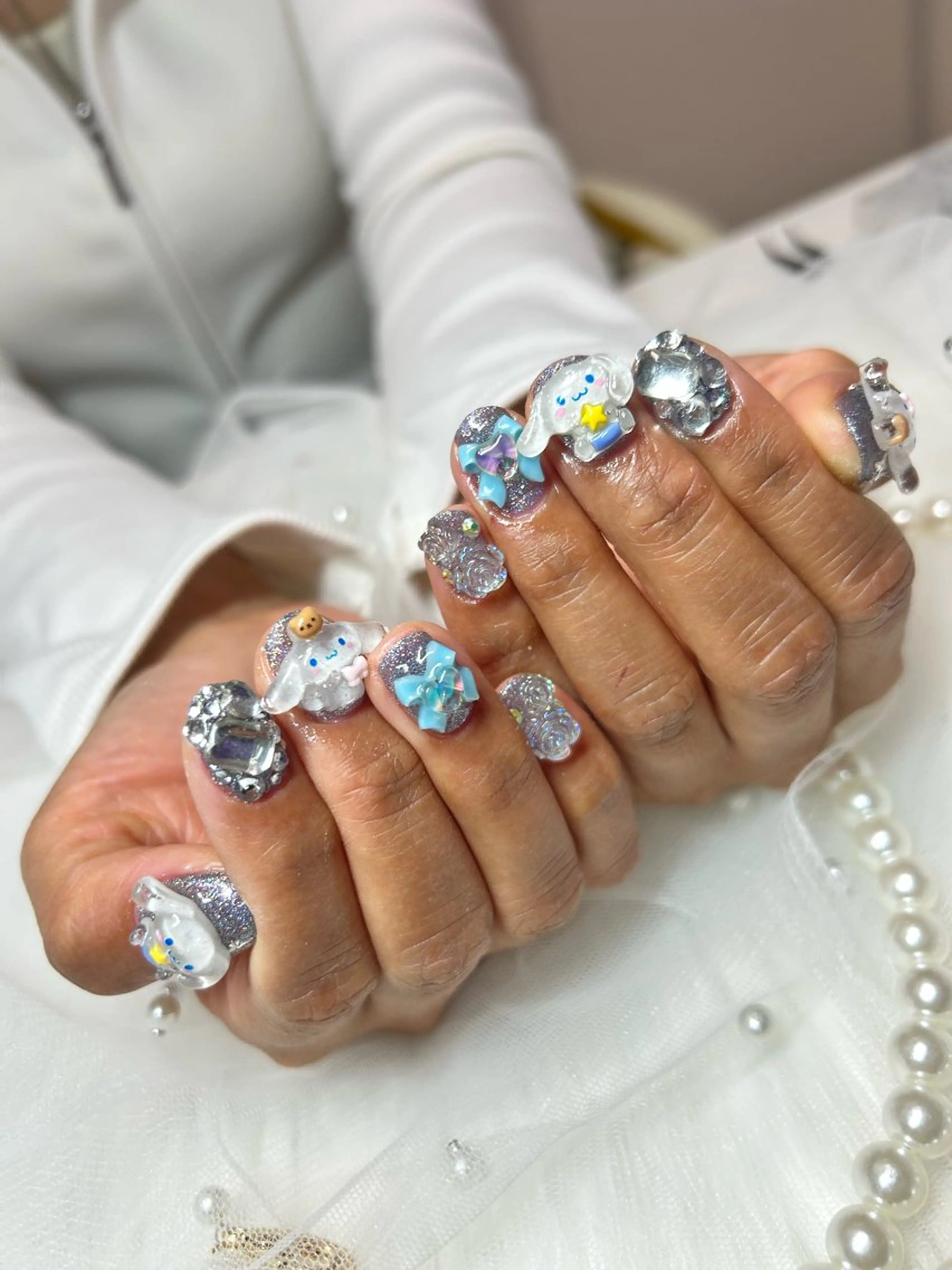 ネイル 持ち込み フォルビチローロ所属・moritou harunaのネイルデザイン