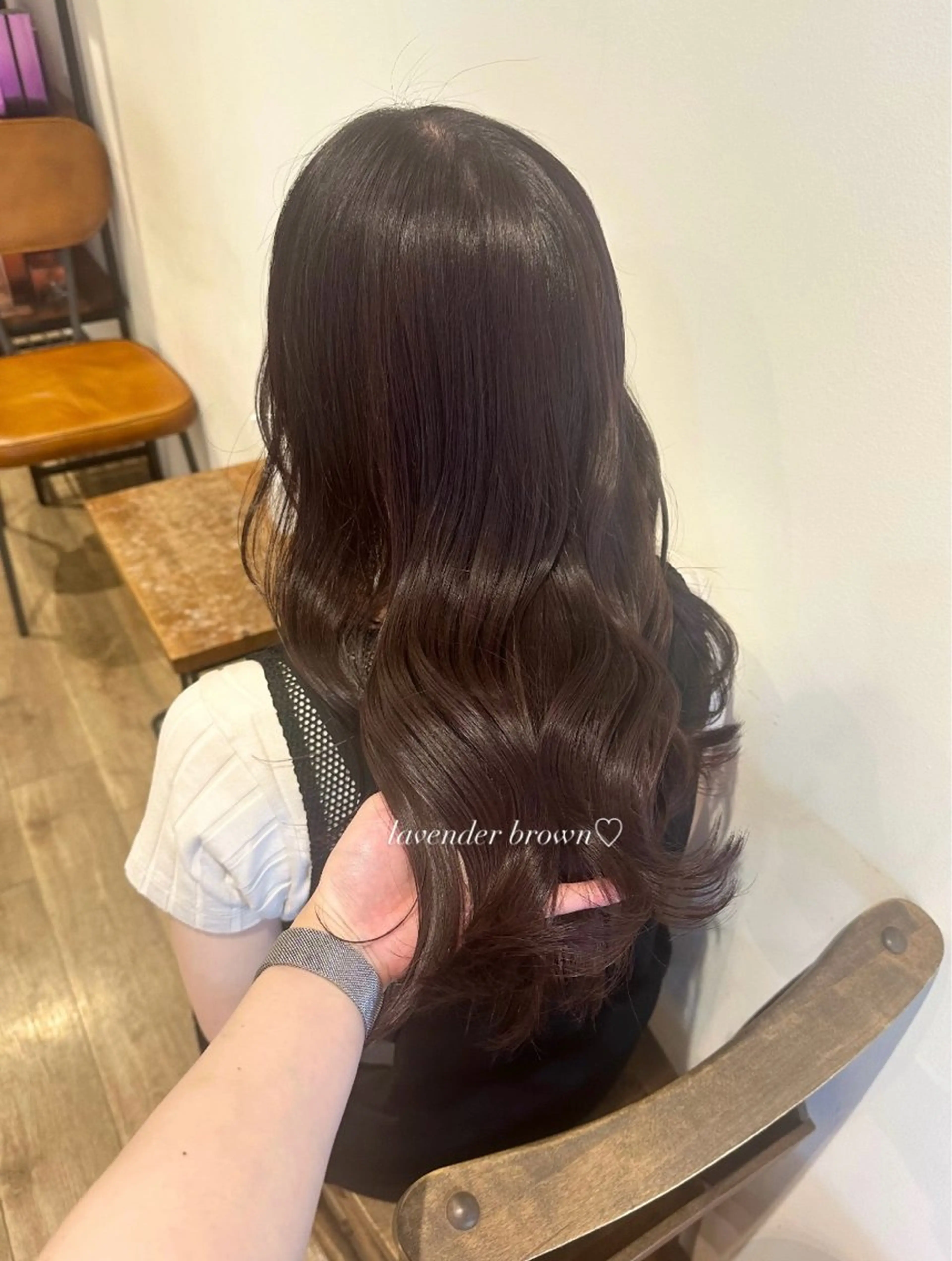 ロング カラー ヘアアレンジ ヘアカラー トリートメント Himawari♡ 柔らかいカラーのヘアスタイル