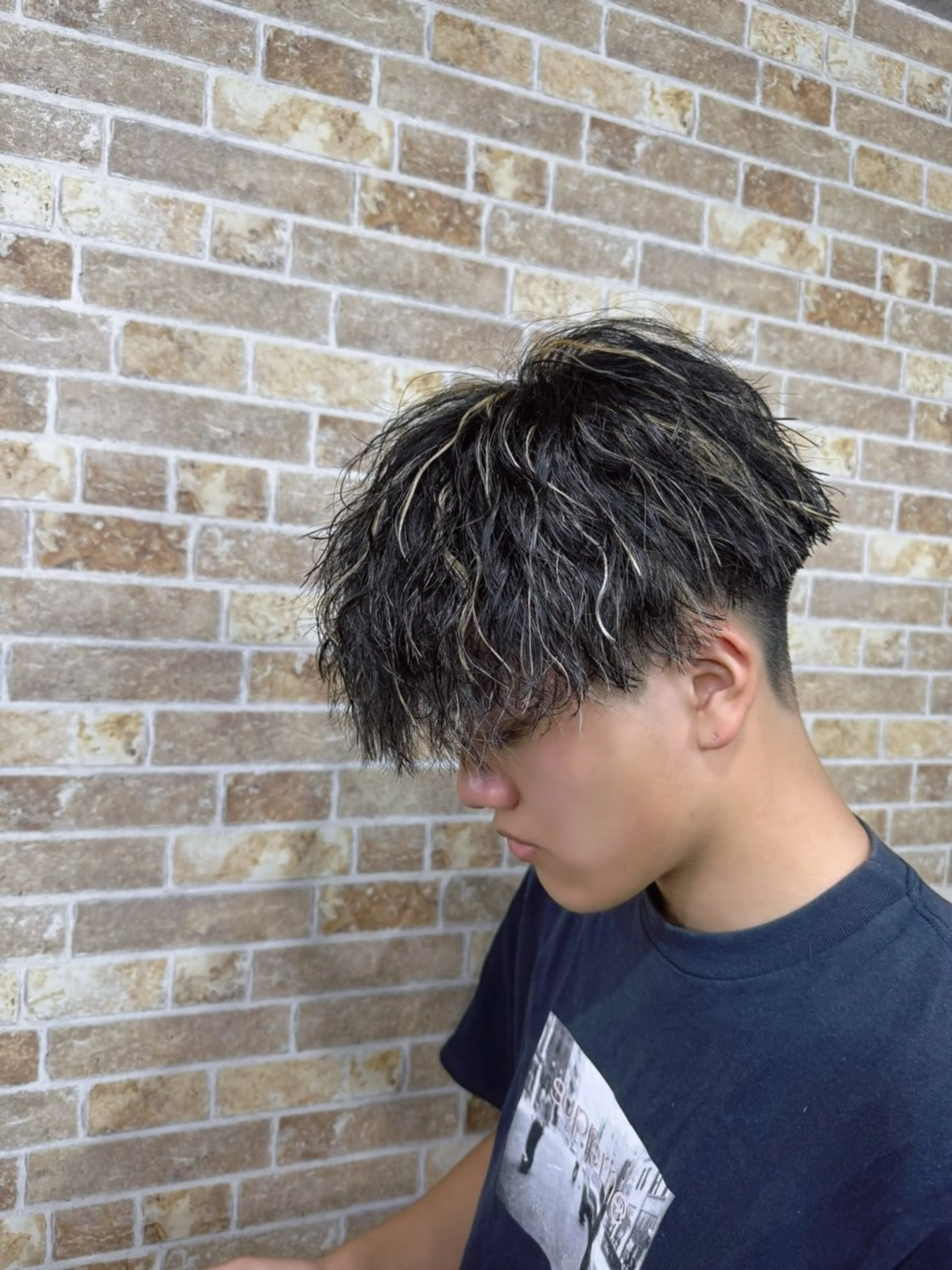 パーマ メンズ カット パーマ トリートメント ヘアセット 👑メンズパーマの 天才店長望月👑のヘアスタイル