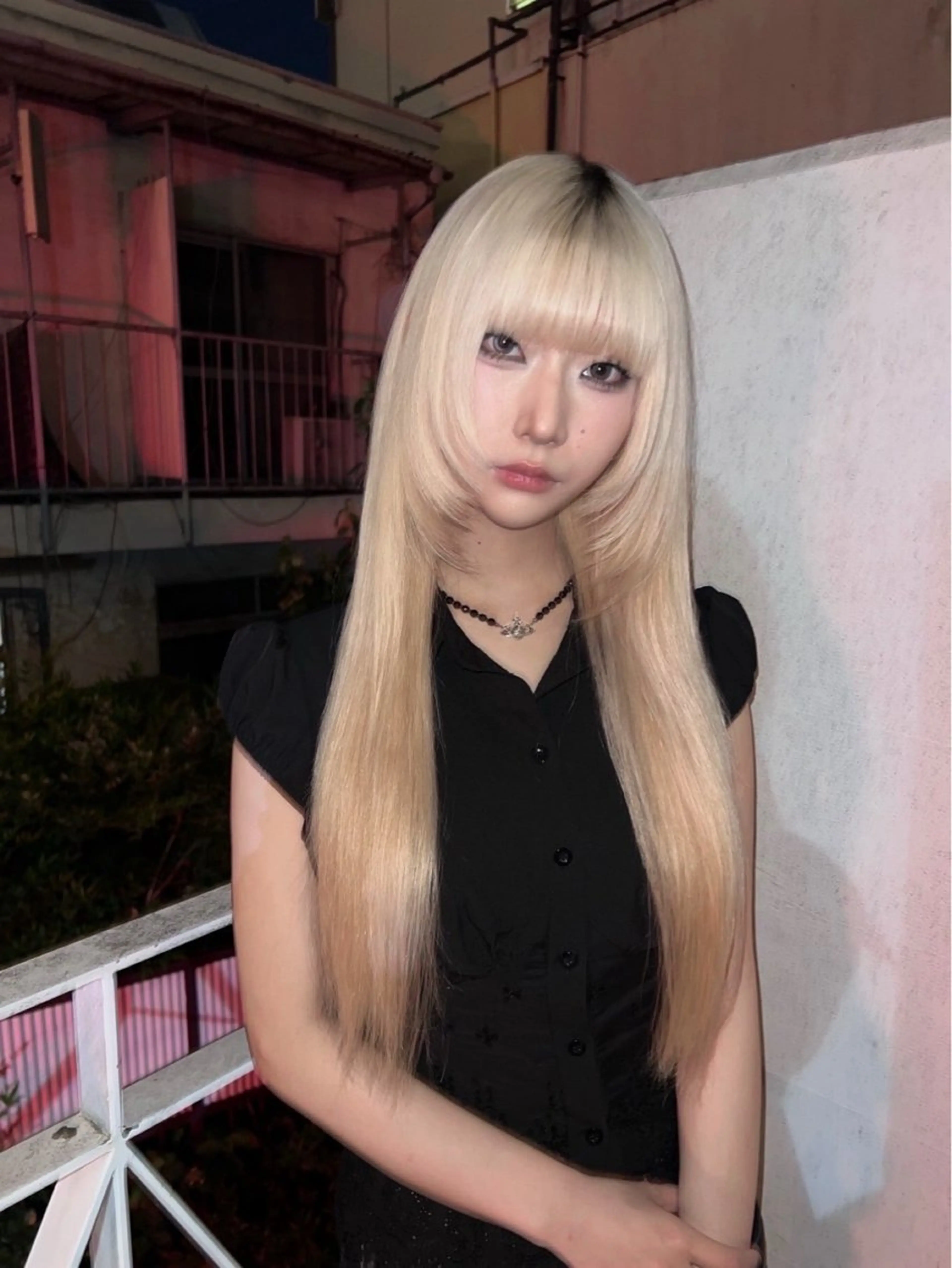 ロング ヘアカラー AIRA/ブリーチ ‪/透明感カラーのヘアスタイル