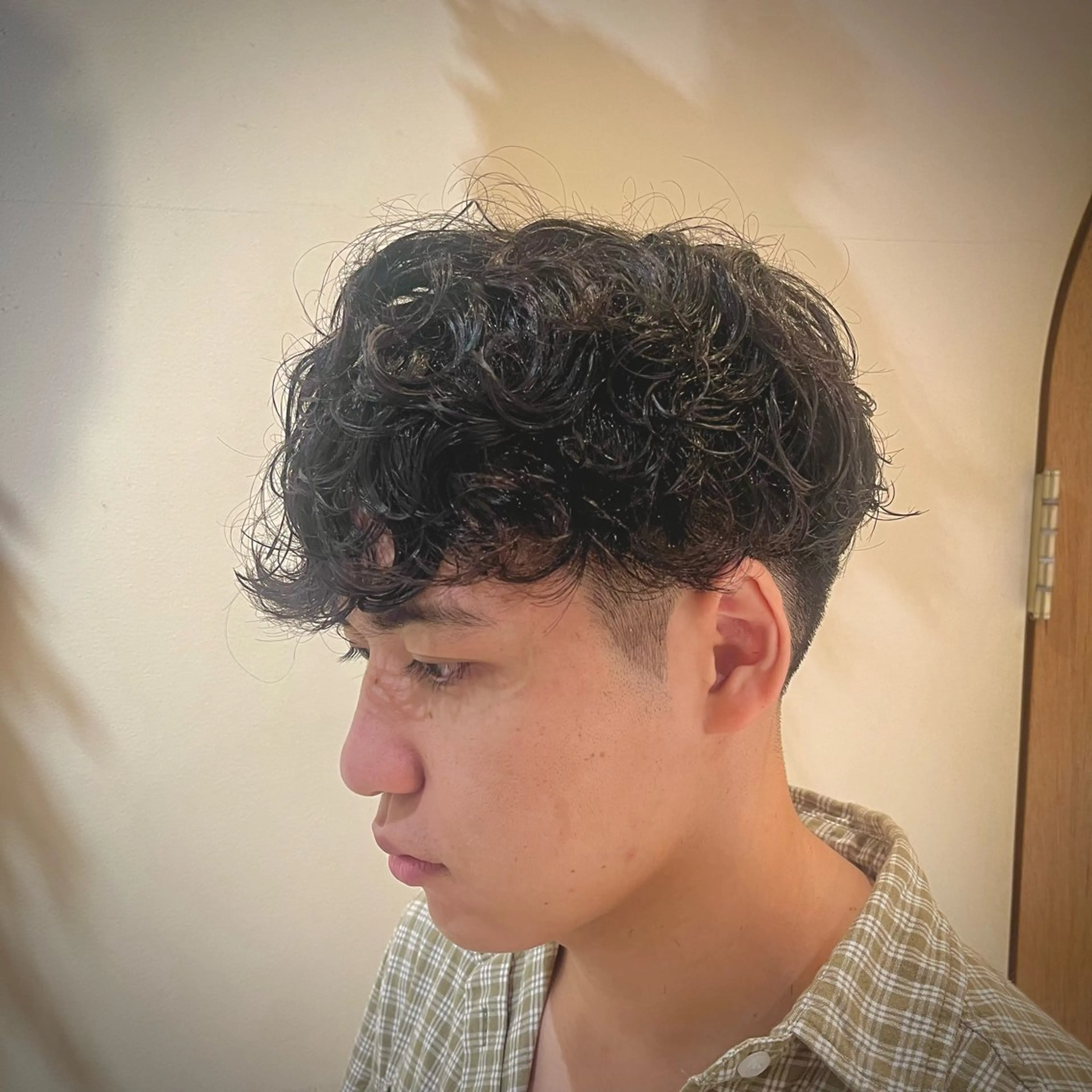 パーマ メンズ メンズパーマ カット パーマ 🟦メンズ特化🟦 たかしま　あさひのヘアスタイル