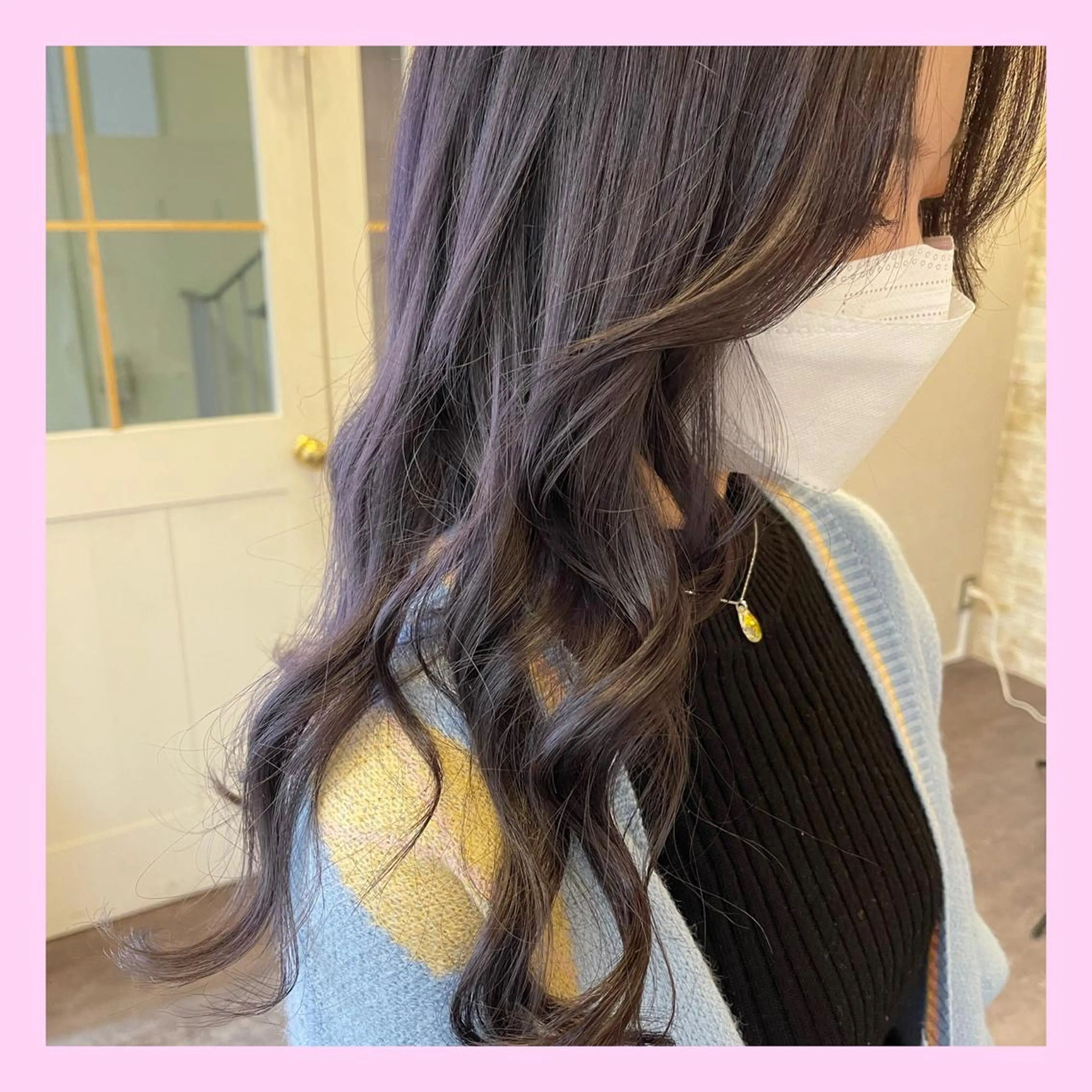 セミロング カラー🫧アレンジ 🎀REIMIのヘアスタイル