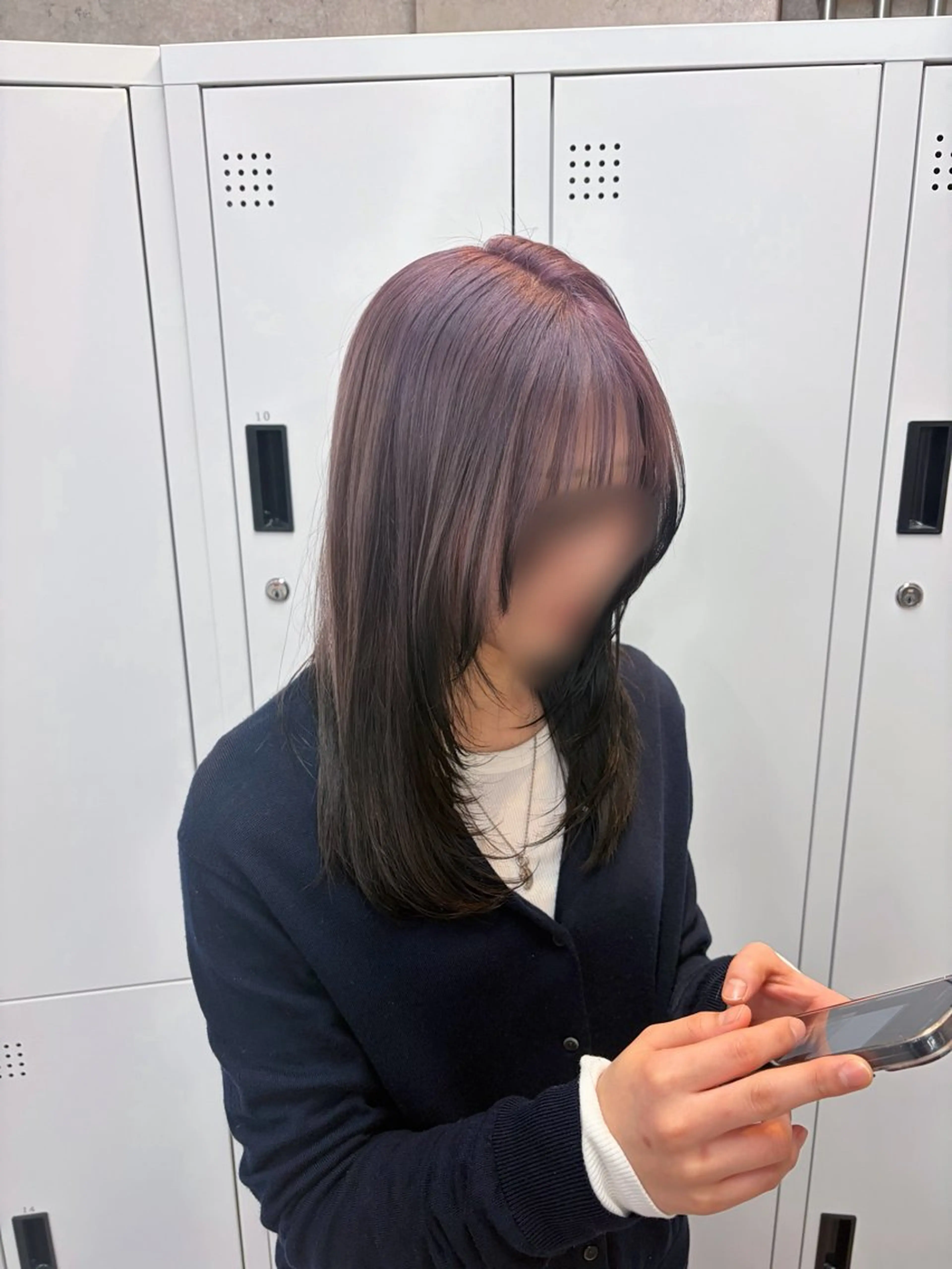 ミディアム カラー limitみづき🌙 ブリーチカラーのヘアスタイル