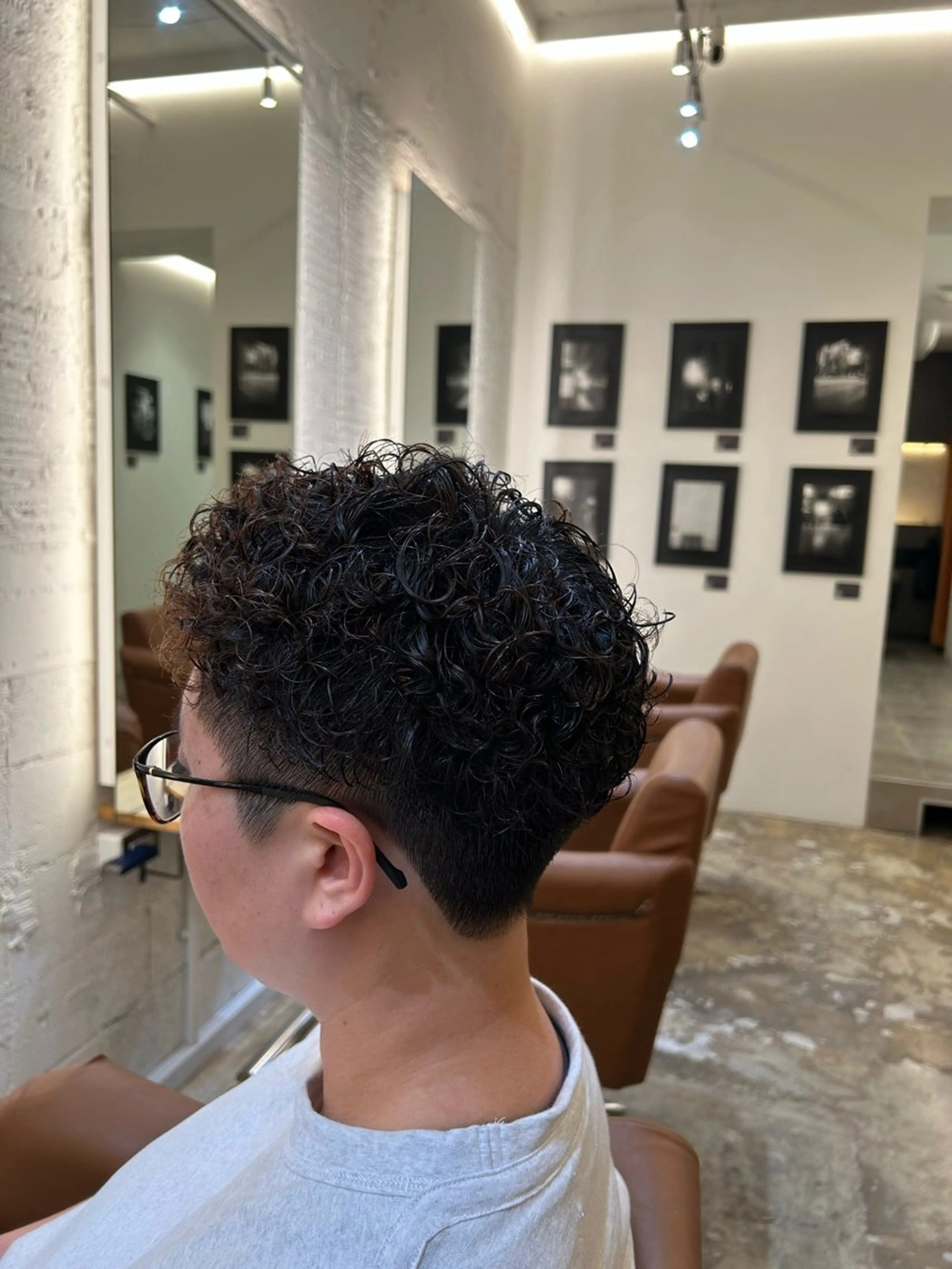 パーマ メンズ AMBERGLEAM Hair&Cloth Yoga所属・Ryo☘縮毛矯正/ メンズ/ブリーチ/のヘアスタイル