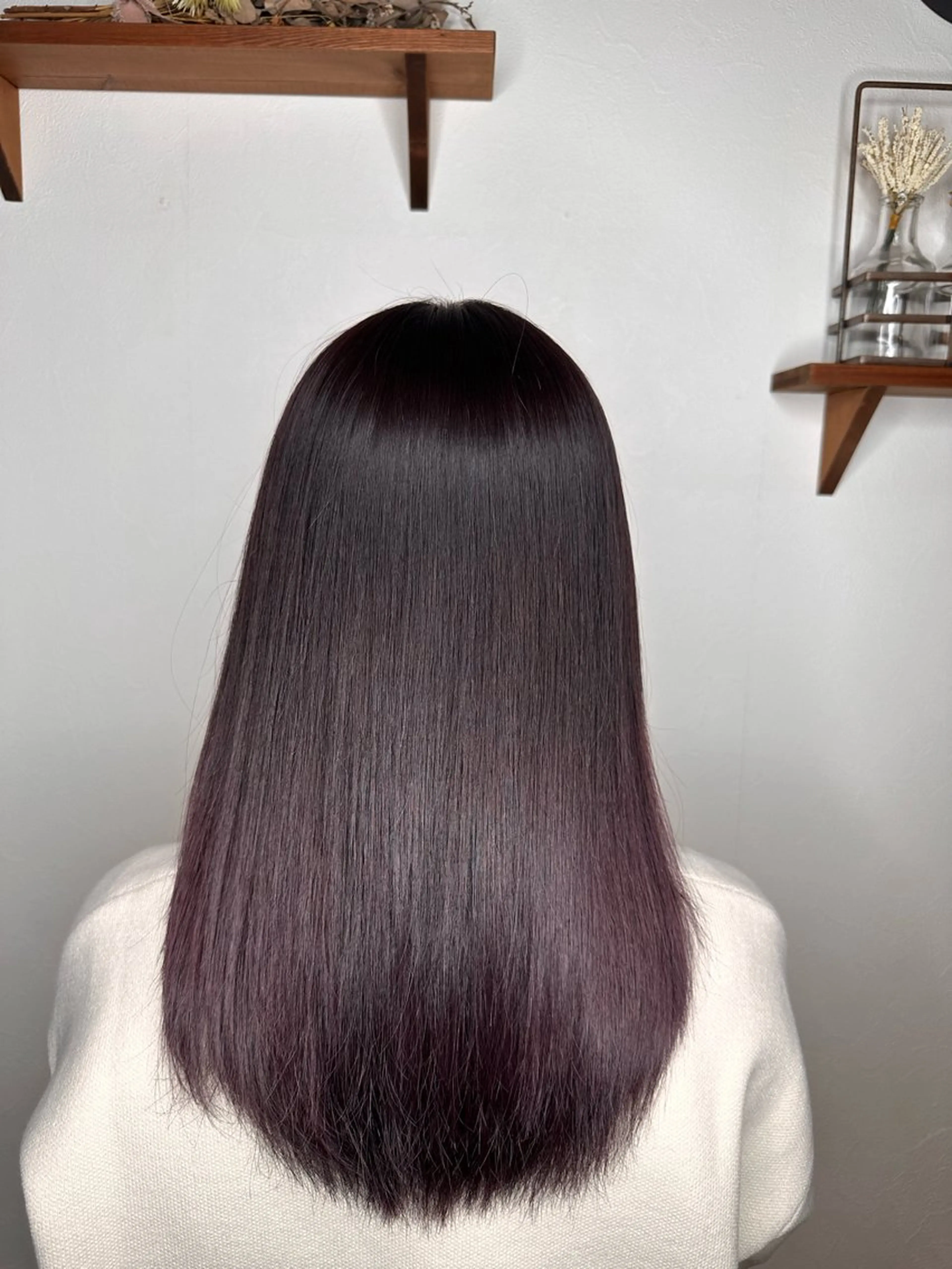 【✨ミニモ予約限定✨】アルカリ性ストレート+Aujua髪質改善級トリートメント+超音波トリートメントの写真