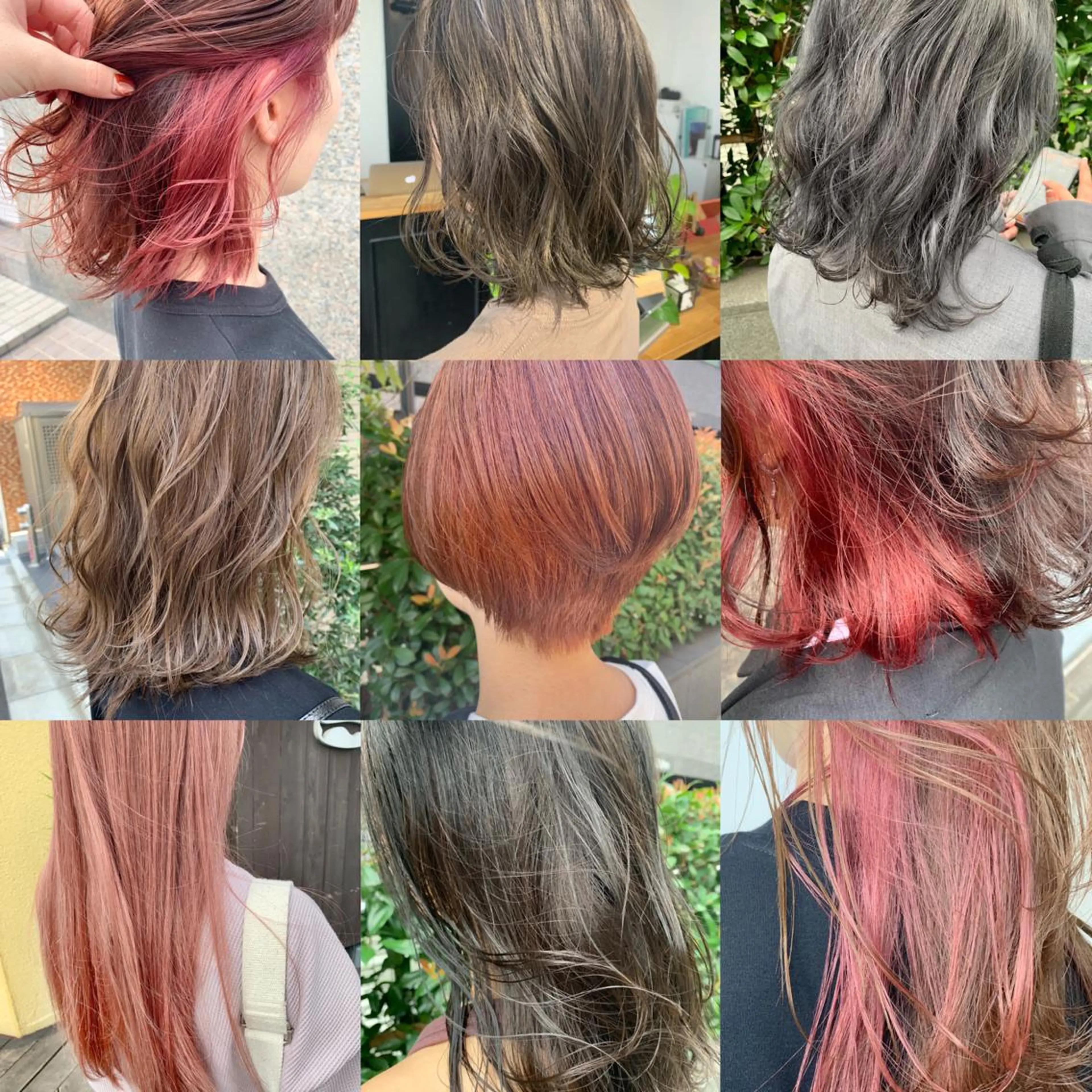 ミディアム ダブルカラー　/ インナーカラーMiiのヘアスタイル