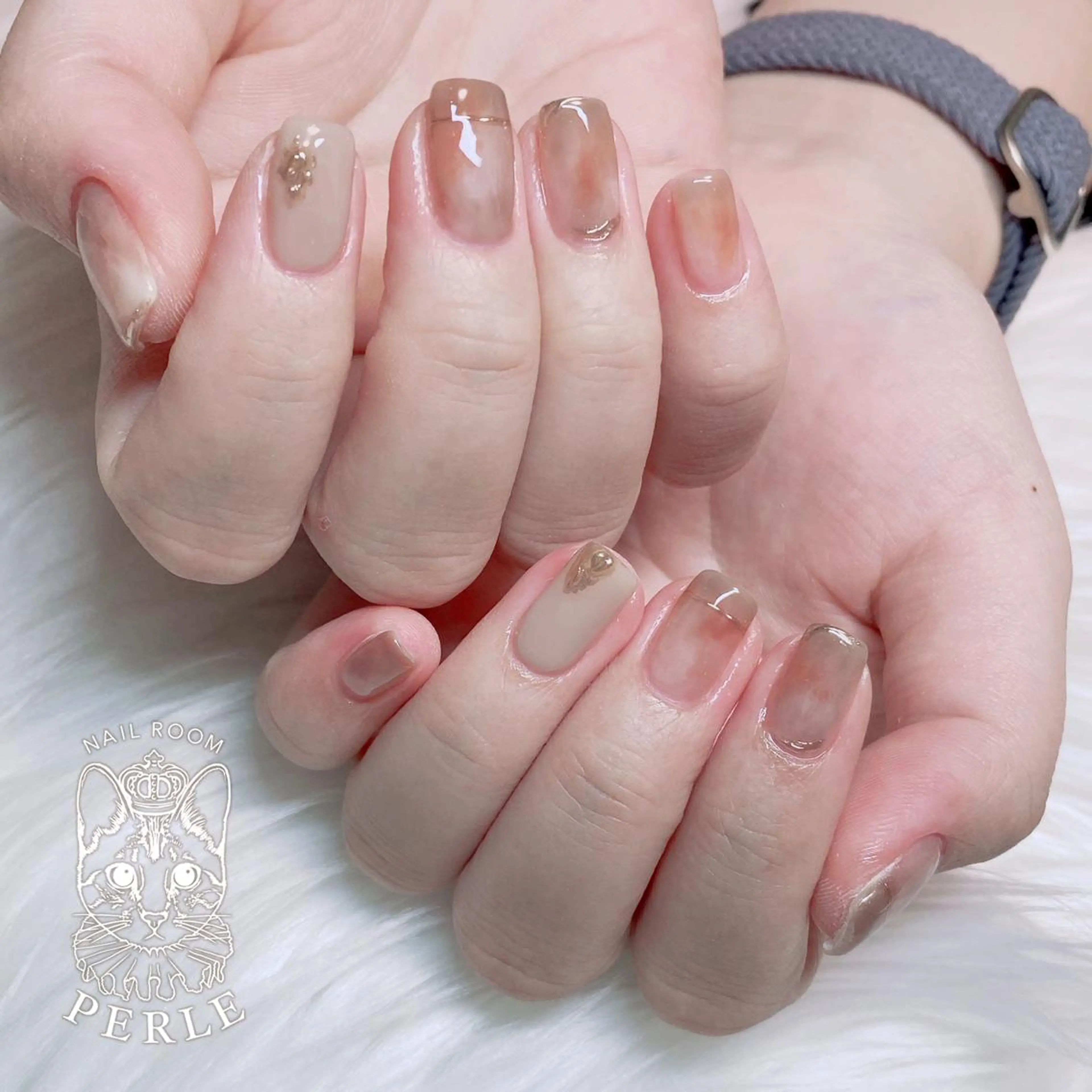 ネイル ハンドネイル nail room Perleのネイルデザイン