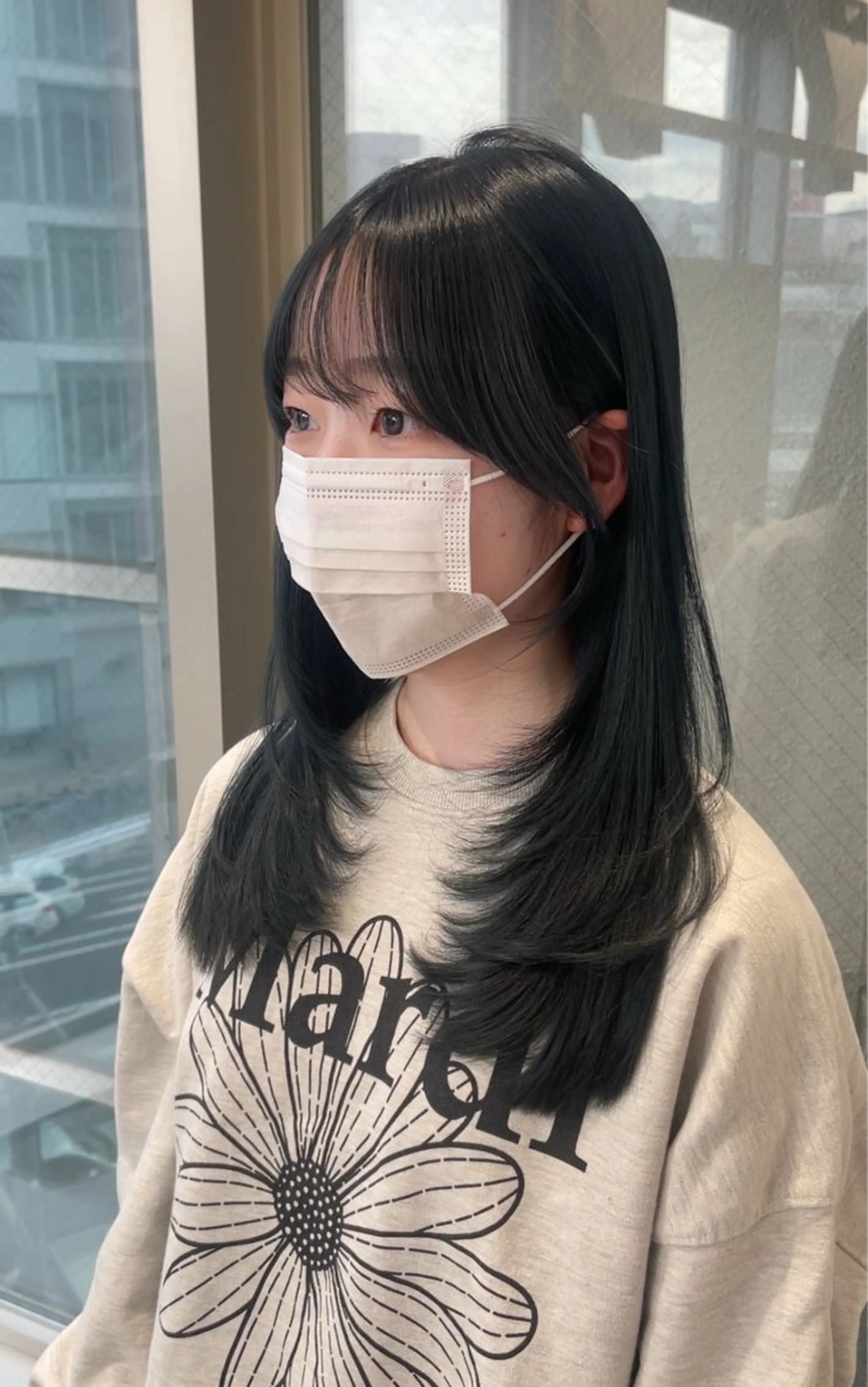 ミディアム カット レイヤーカット／ ハッシュカット/果恋のヘアスタイル