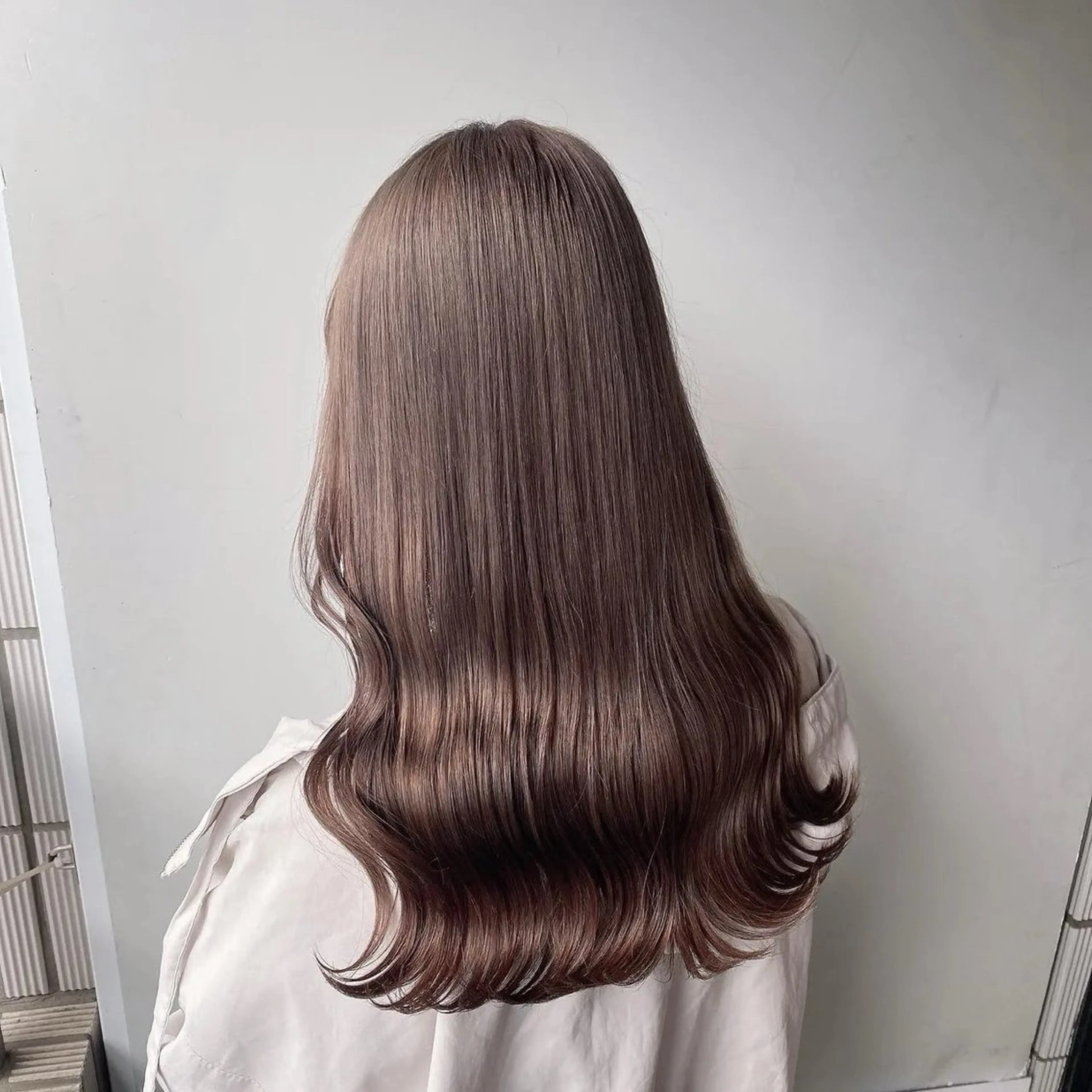 セミロング カラー ヘアアレンジ レイヤー/艶ベージュ /🎀Saki🎀のヘアスタイル