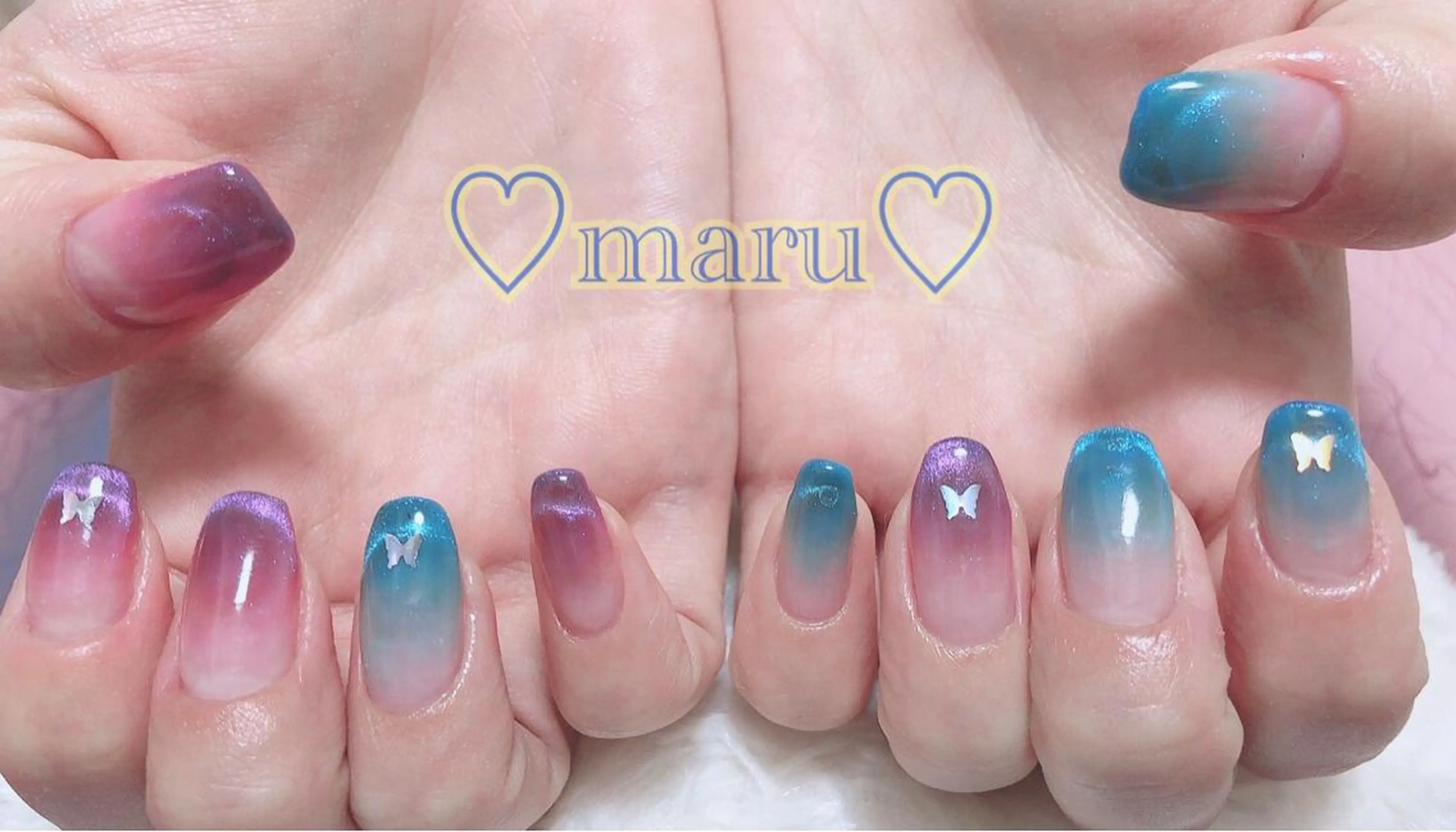 ネイル ハンドネイル フットネイル まるみ ♡のネイルデザイン