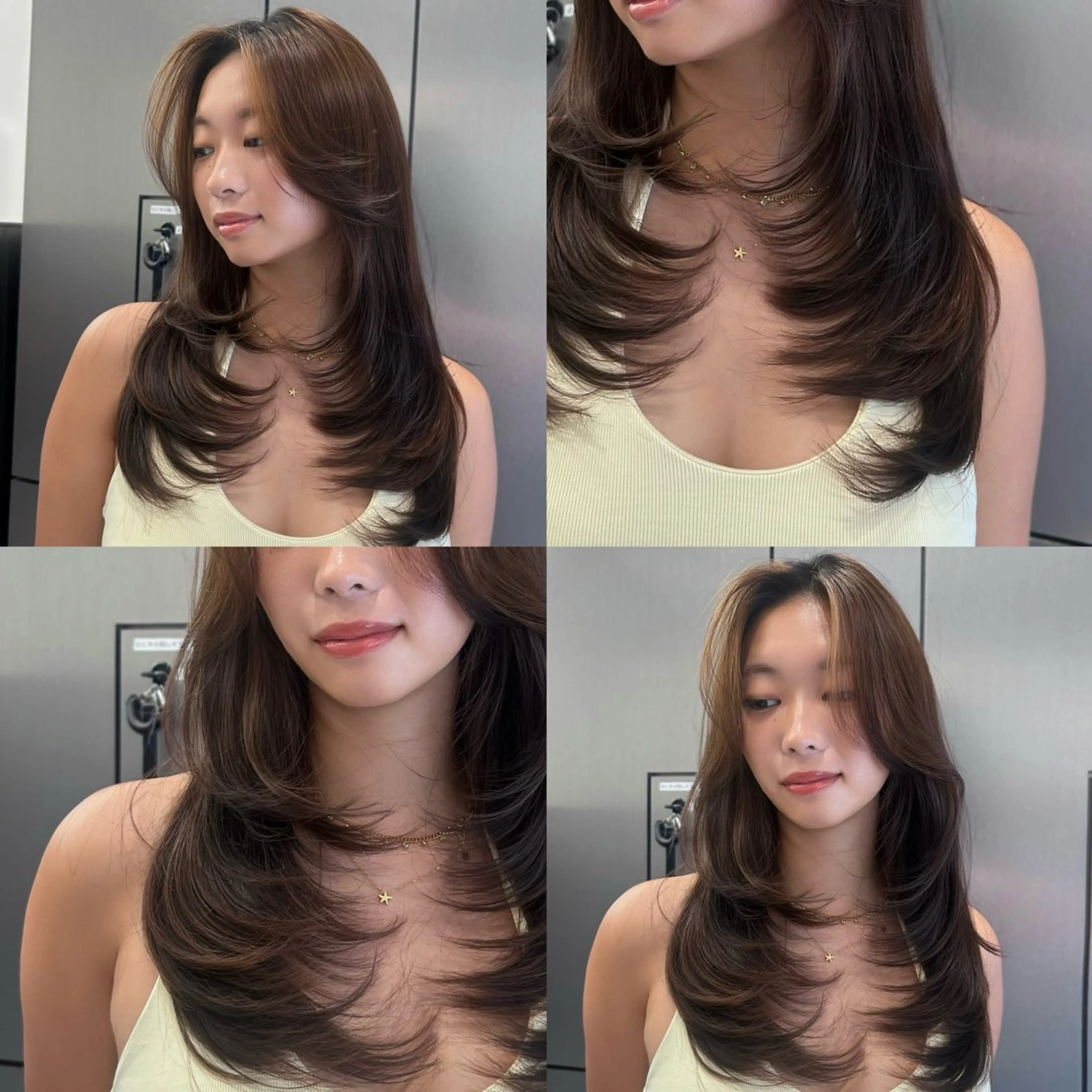 ロング レイヤーカット カット トリートメント 大人レイヤー/艶美髪 🇺🇸TOMONAのヘアスタイル