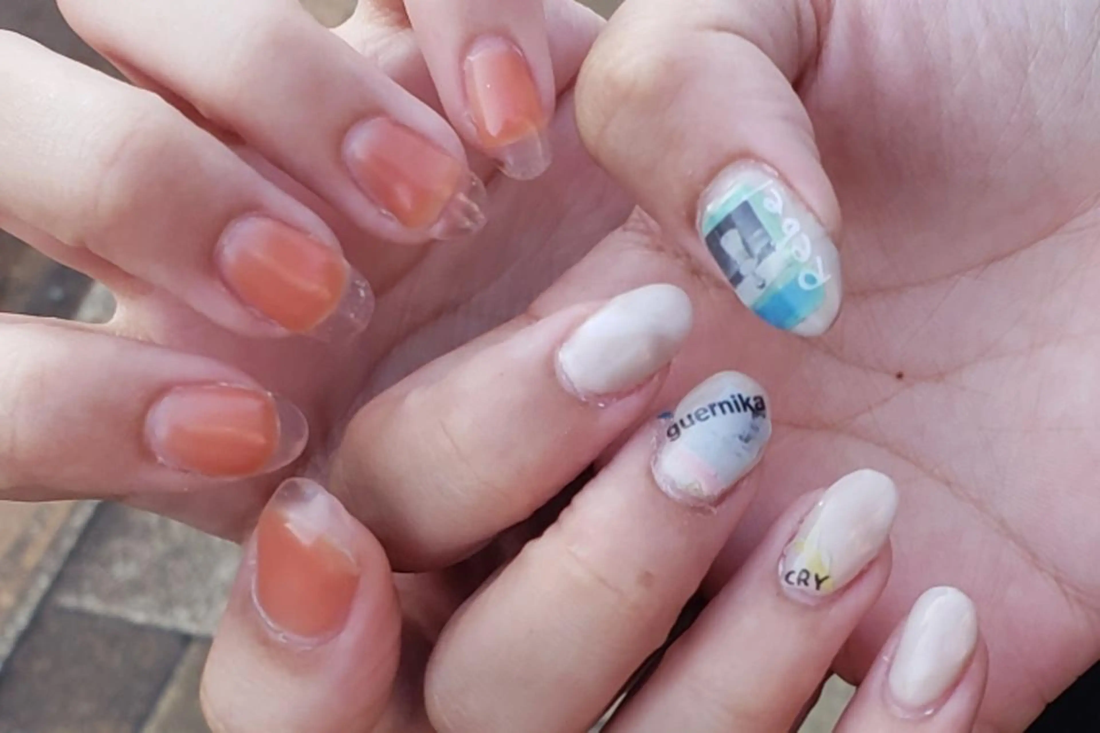 ネイル クリアネイル フレンチネイル 櫛の屋浜口店所属・櫛の屋浜口店 sumireのネイルデザイン