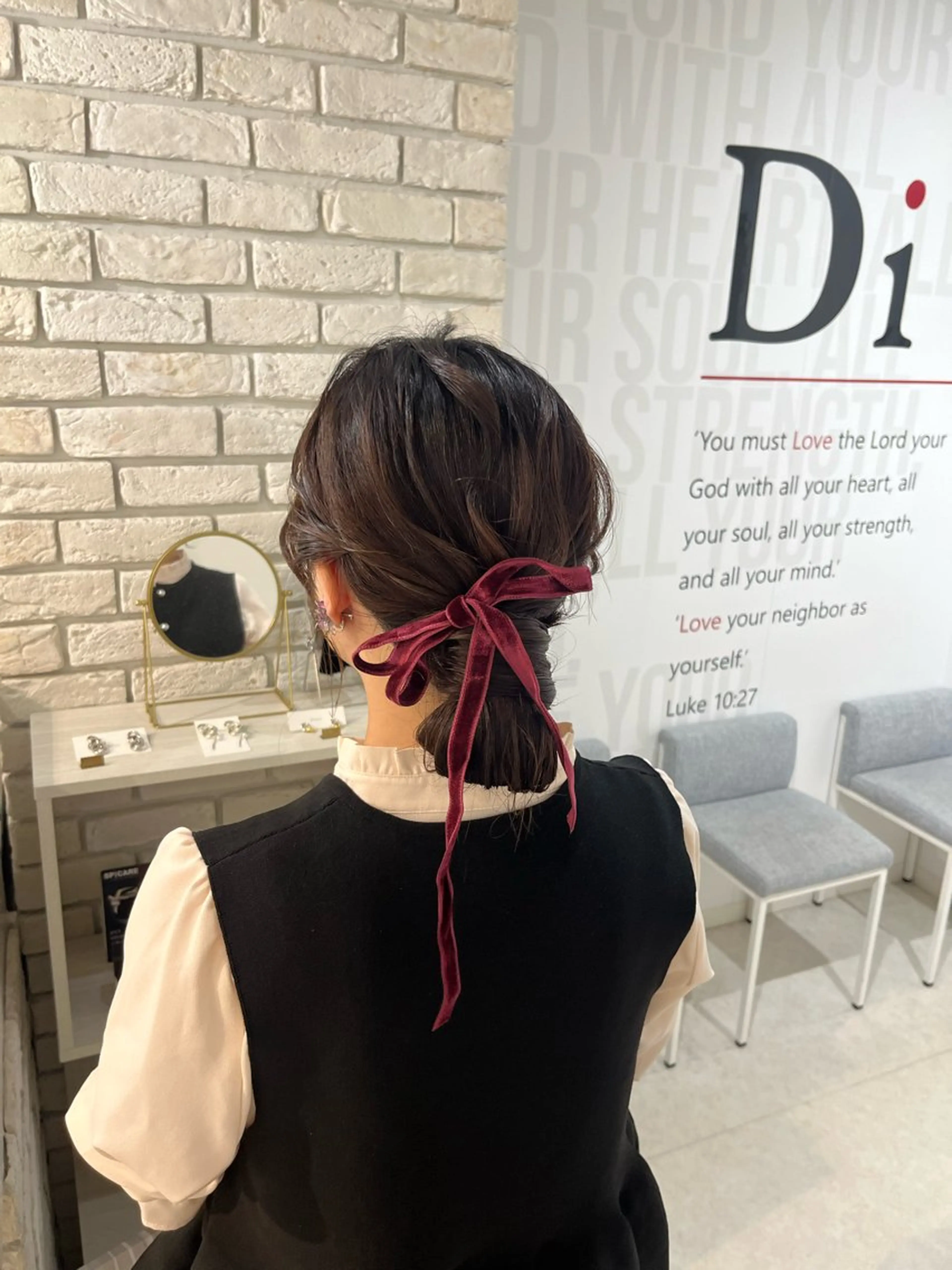 ミディアム Dityca tia所属・さくら/ ヘアセット 無料モデル募集のヘアスタイル