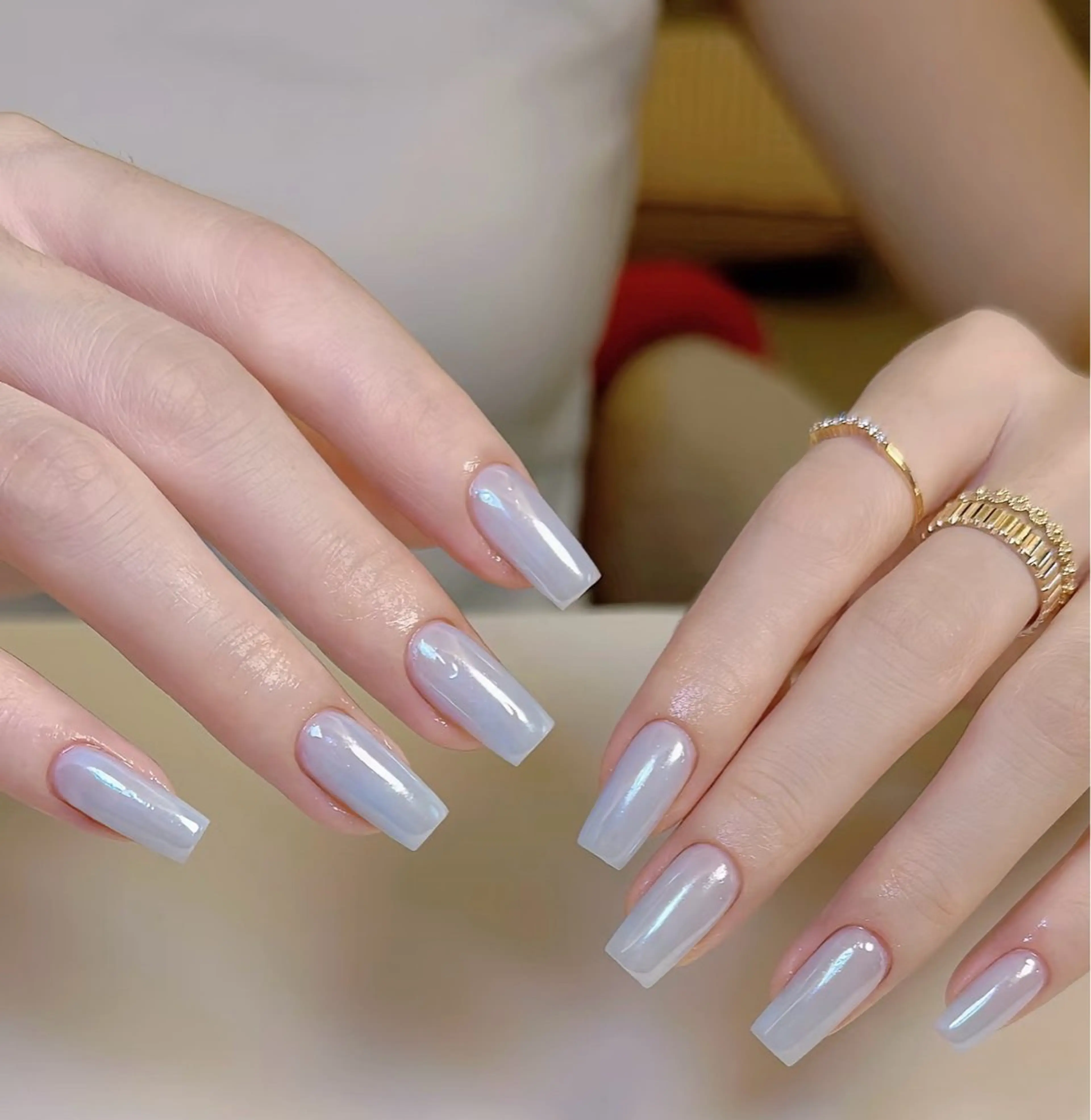 ネイル オーロラネイル フラワーネイル フットネイル フレンチネイル ジェルネイル ハンドネイル BabyYouMi nailのネイルデザイン