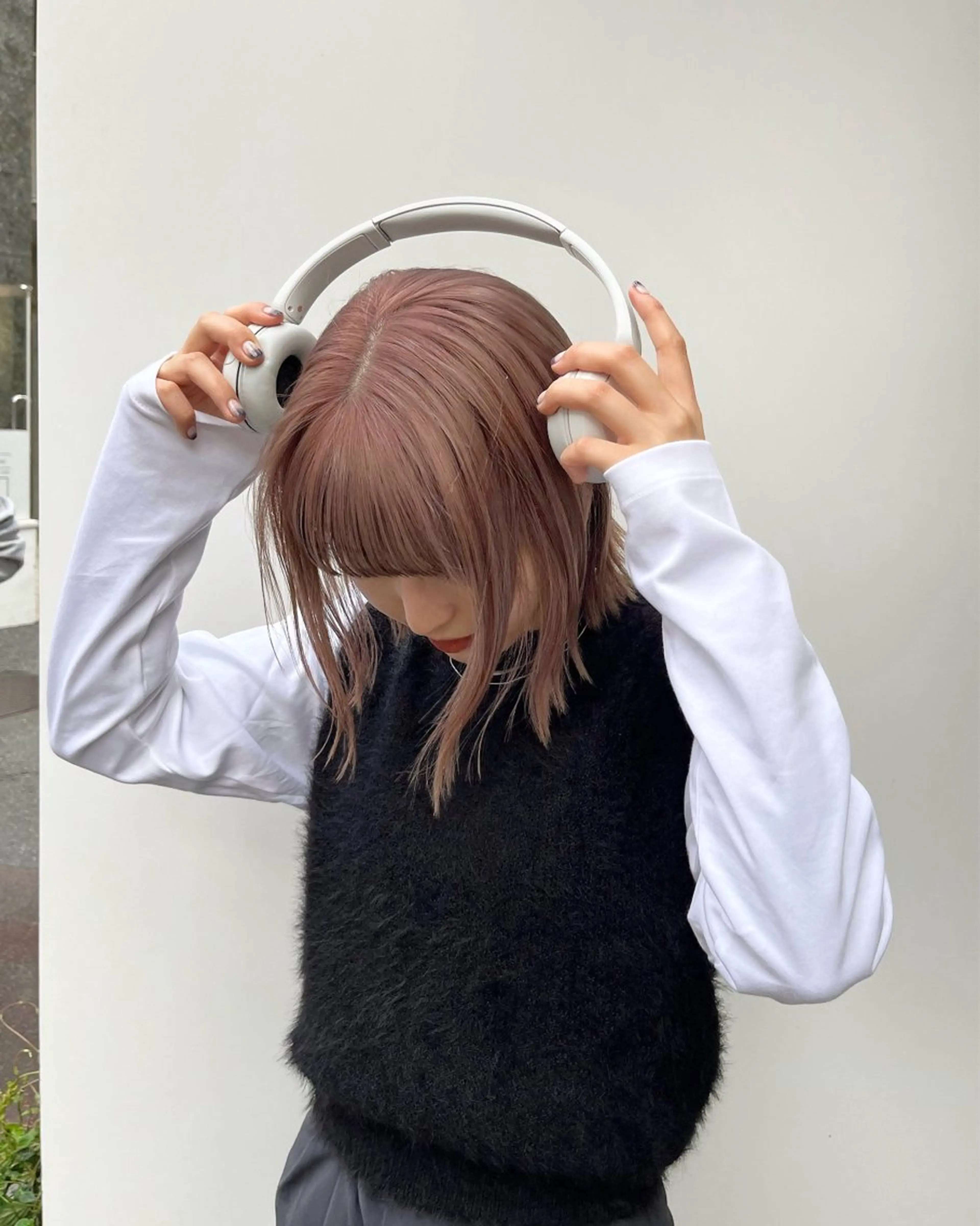 ミディアム カラー ヘアカラー トリートメント オリーブ/縮毛♡ Natsuno🩰のヘアスタイル