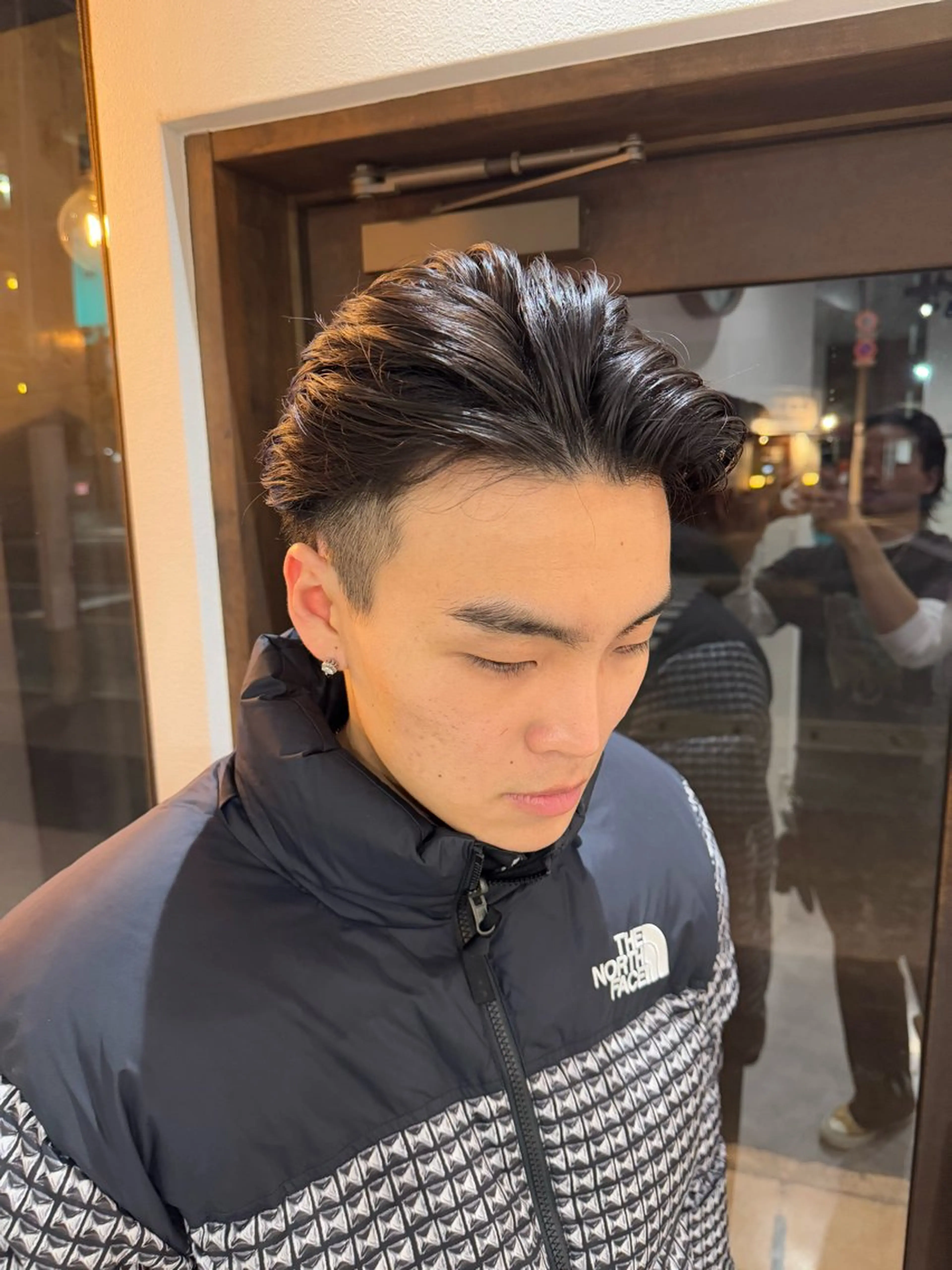 メンズ 平尾/艶カラー/ アッシュ系/中川誠大のヘアスタイル