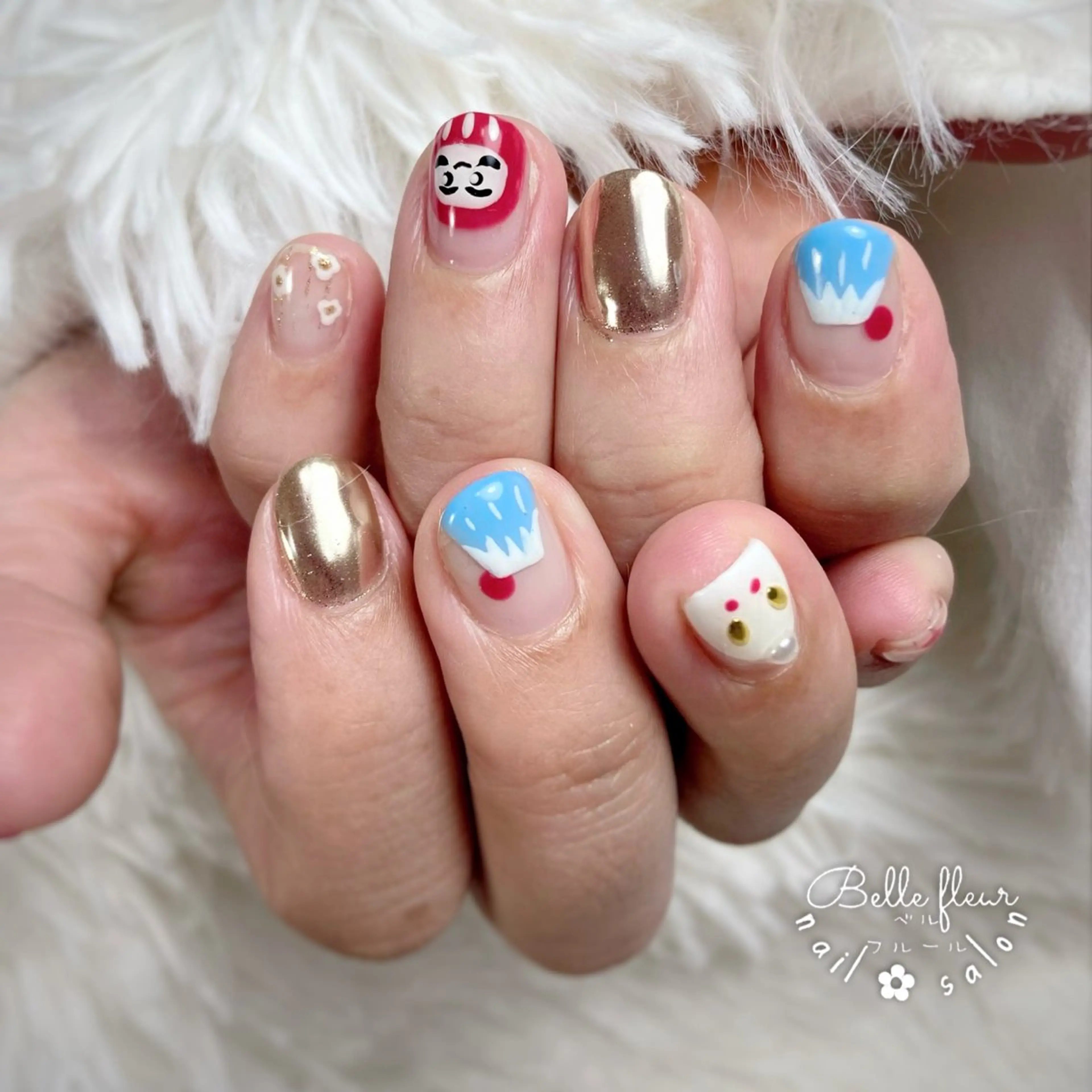 ネイル ハンドネイル ﾈｲﾙｻﾛﾝ Bellefleurのネイルデザイン