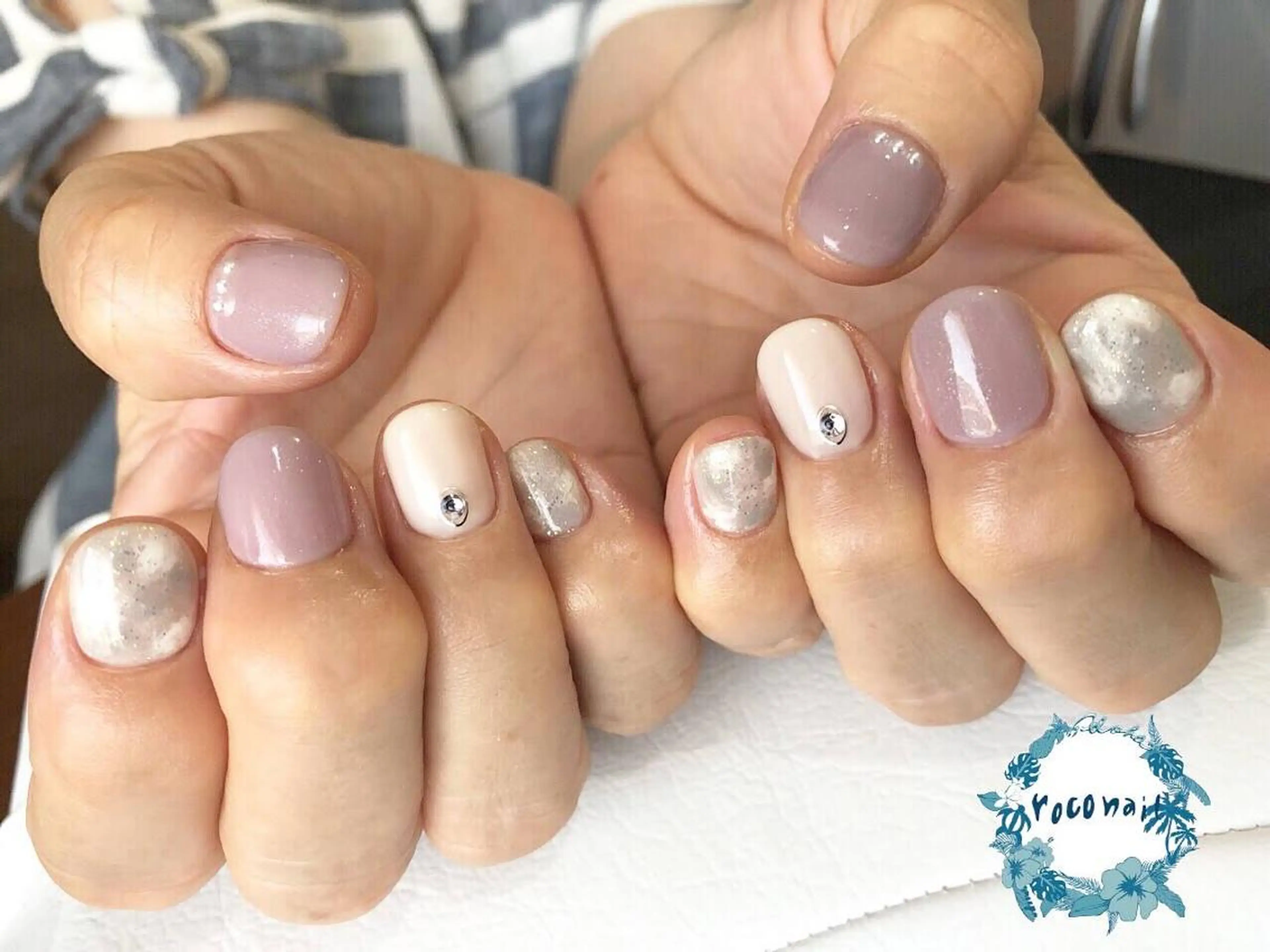 ネイル フットネイル オフィスネイル ハンドネイル roconail ヒロコのネイルデザイン
