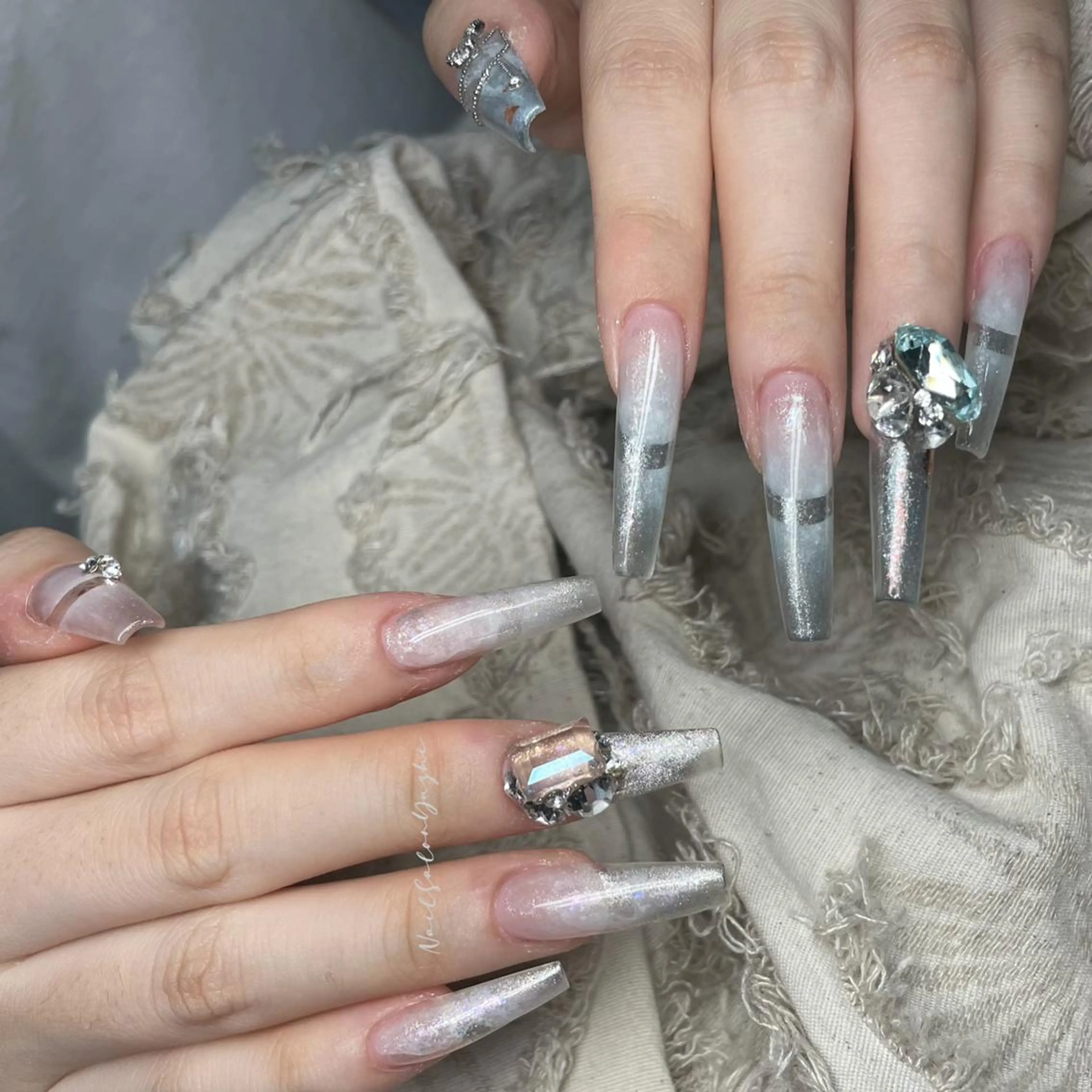 ネイル ハンドネイル MAKI💚💚💚 秋葉原.のネイルデザイン