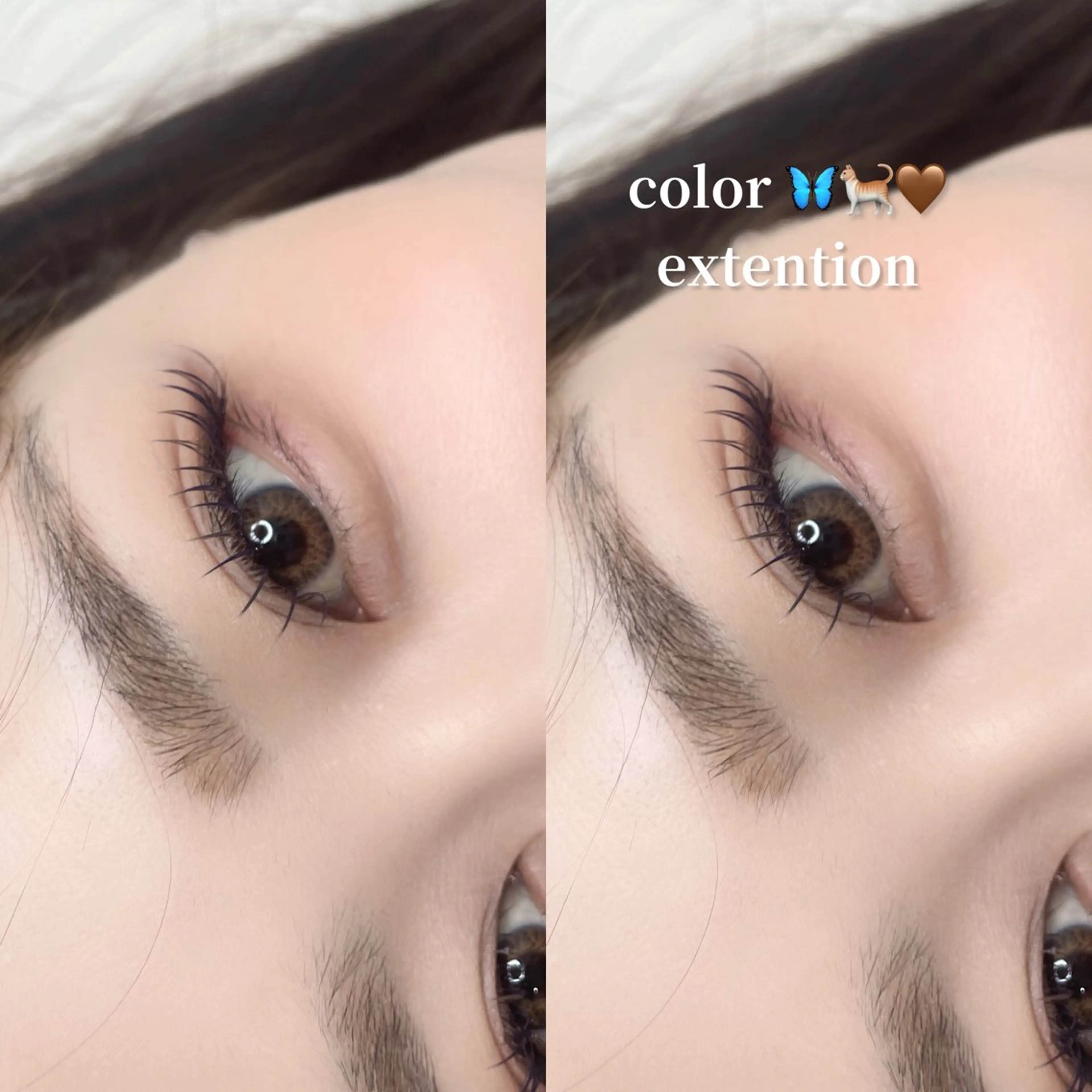 マツエク・マツパ カラーマツエク アンドヘルシーLED 天満 🐥RINKAのマツエク・マツパデザイン