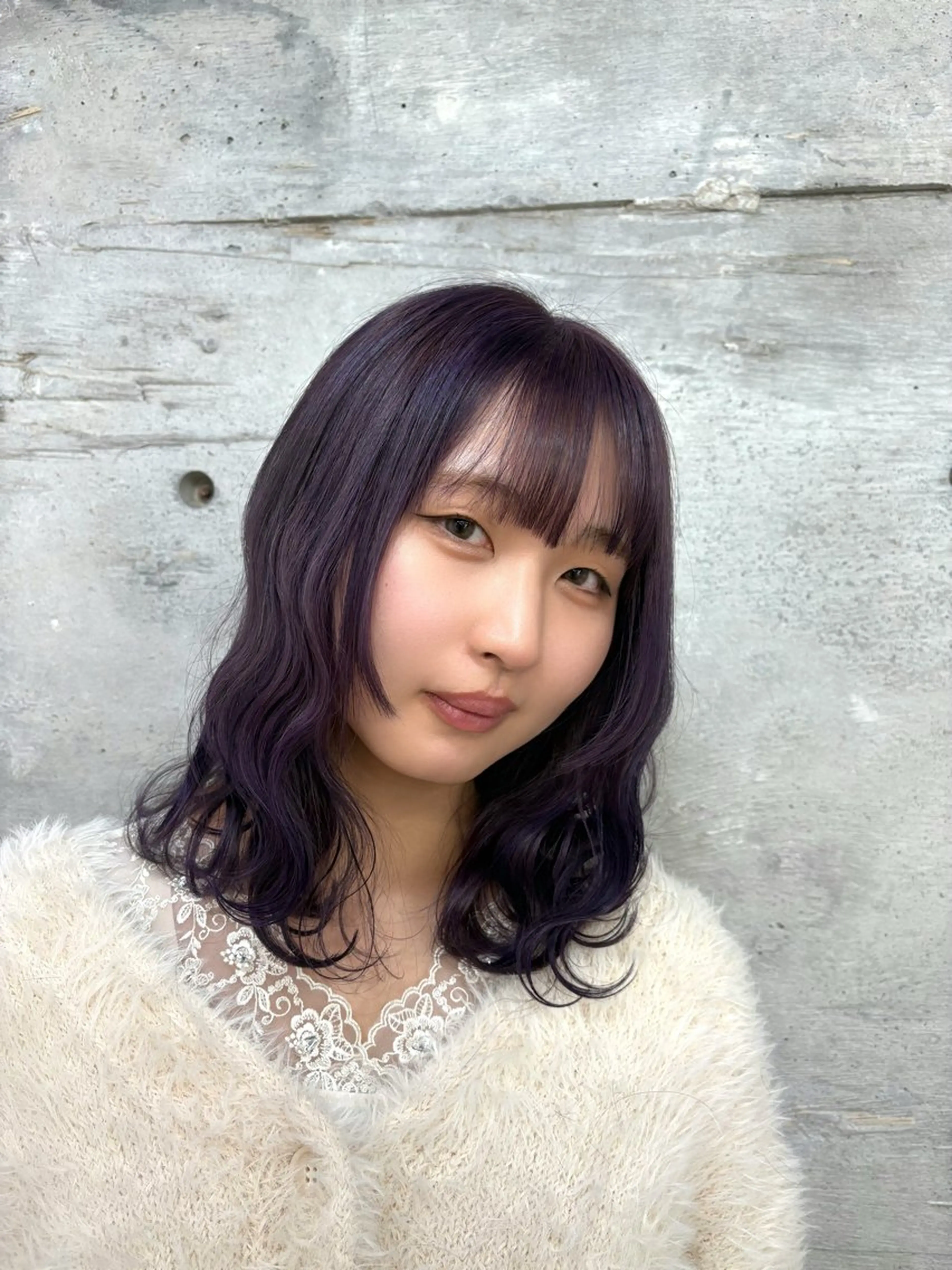 ミディアム カラー …a所属・…a みおのヘアスタイル