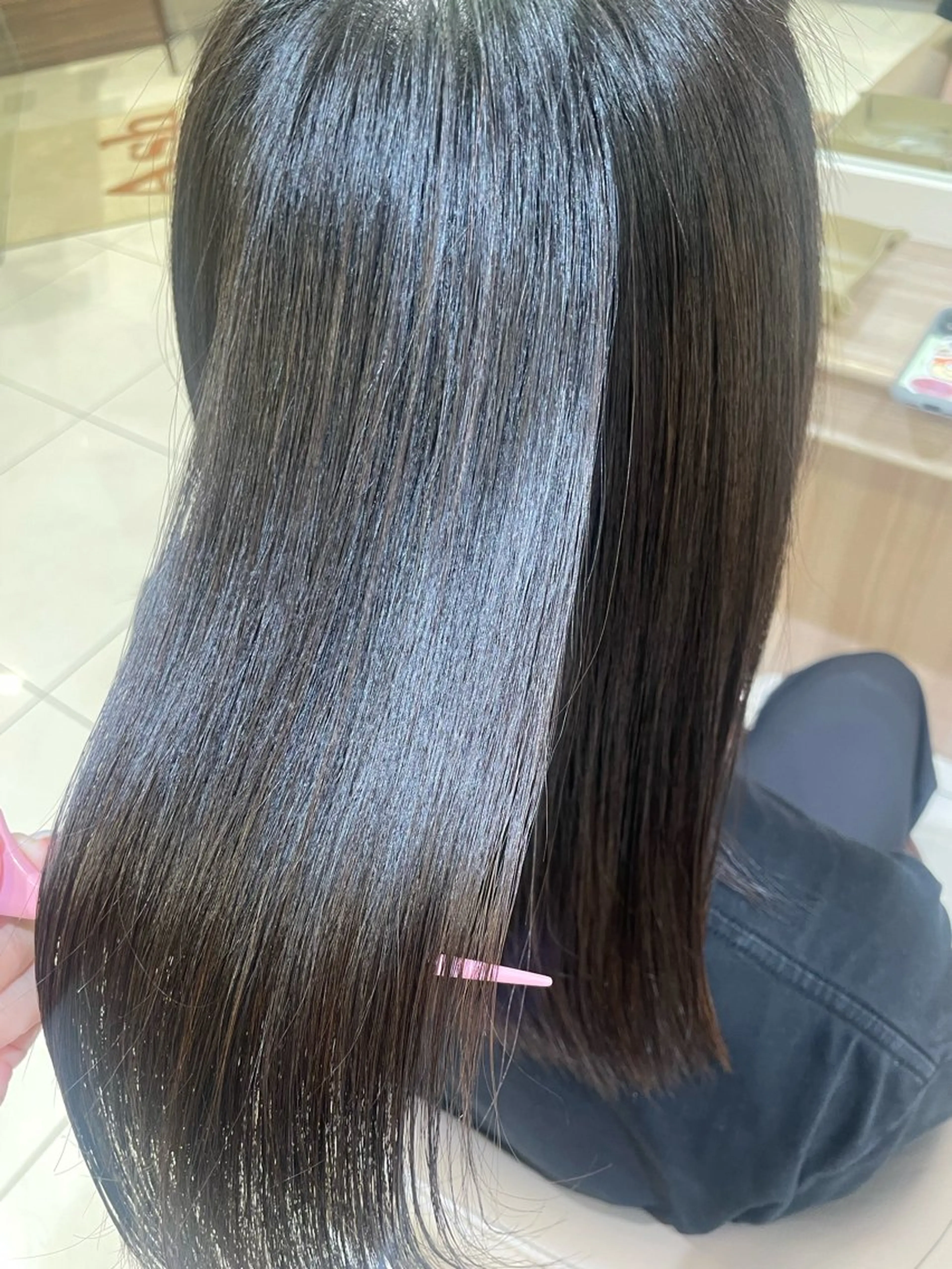 ミディアム パーマ カット 縮毛矯正 トリートメント 韓国ヘアメイク🎀/ 縮毛矯正✨山本媛香のヘアスタイル