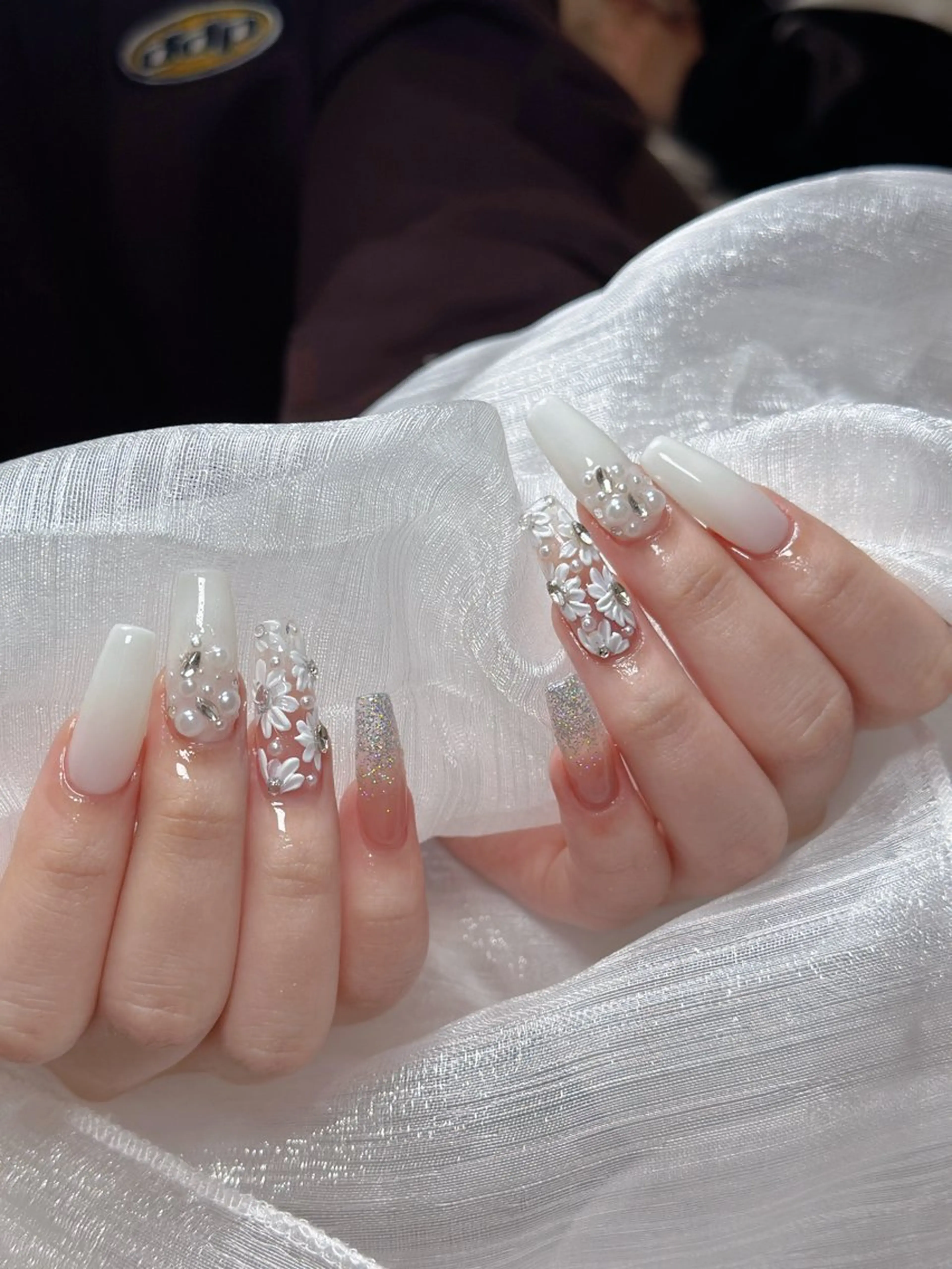 ネイル ジェルネイル グラデーション キラキラネイル 春ネイル ネイル👑クイーンズ NailQueensのネイルデザイン