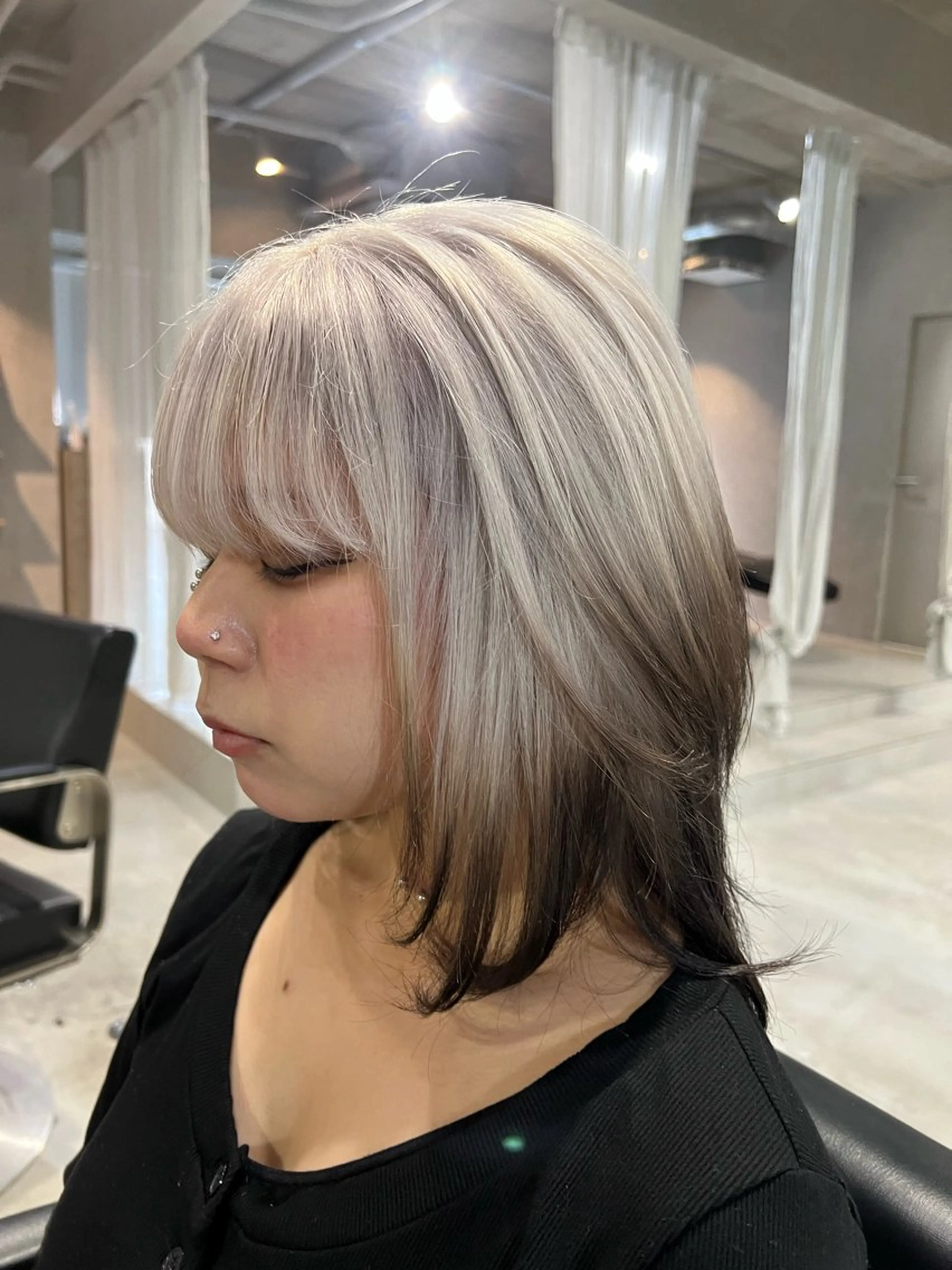 【毛先に黒染め履歴がある方🙋】ルーツカラーの写真