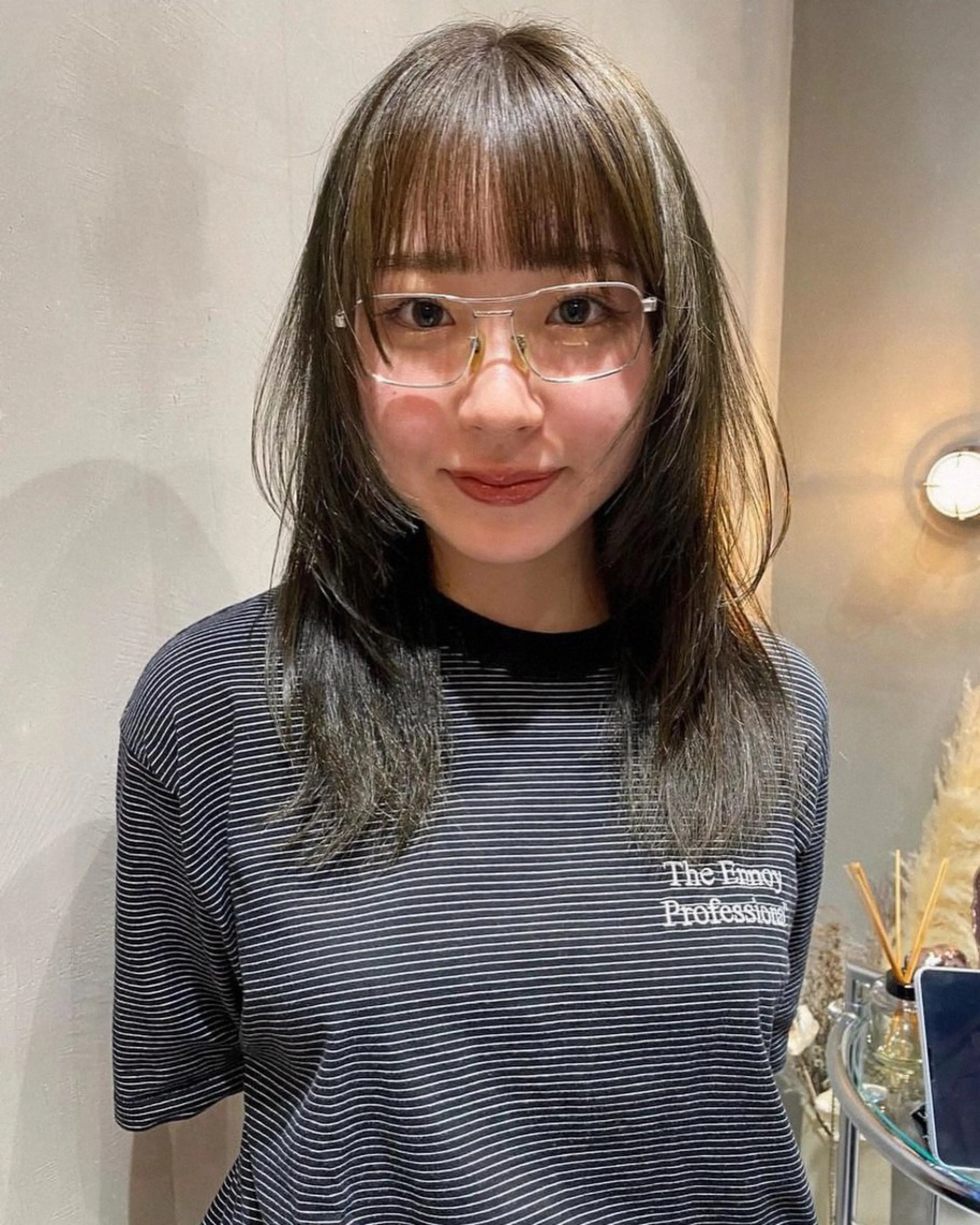 レイヤーカットの写真